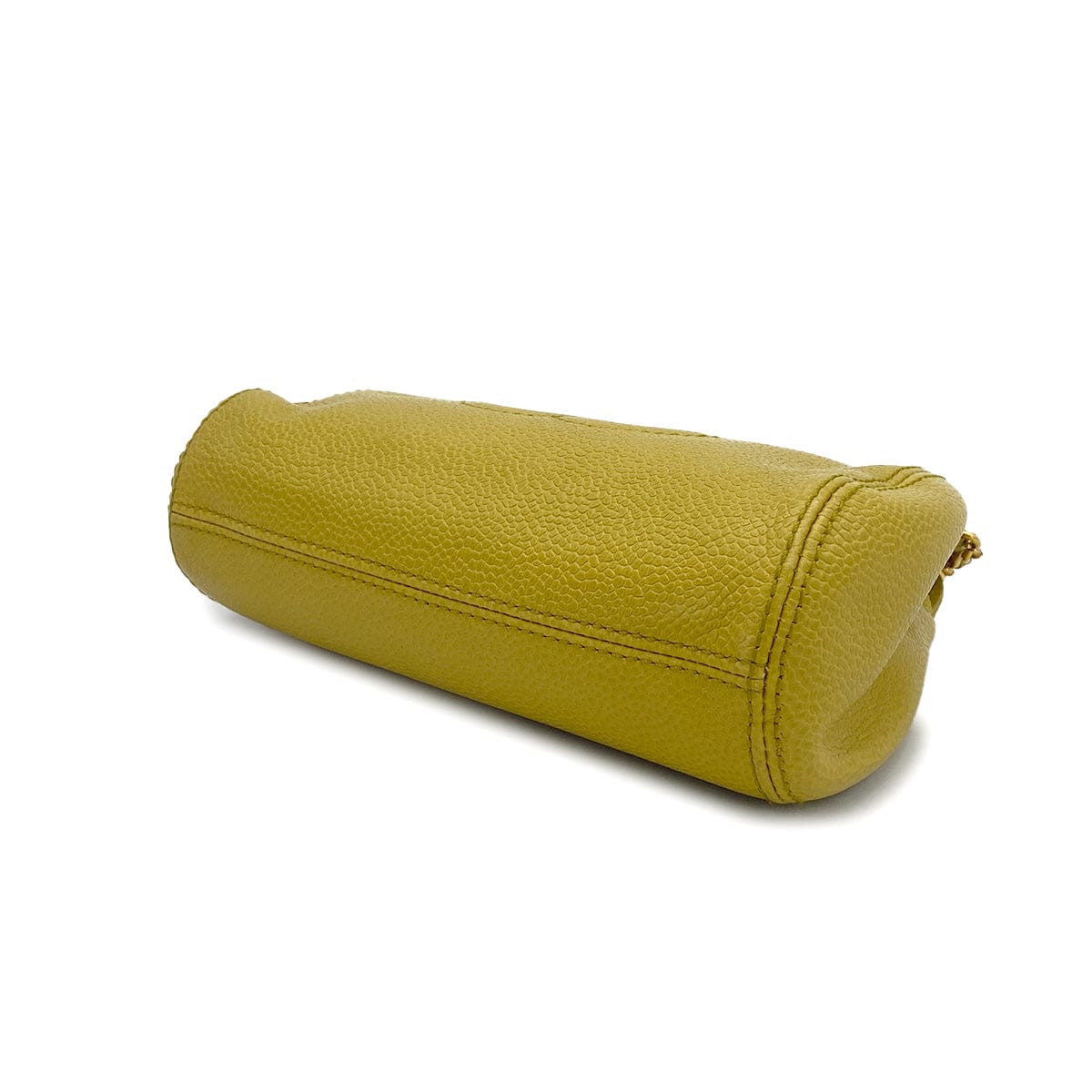Luxury Promise Japan VINTAGE CHANEL CHAIN SHOULDER BAG YELLOW CAVIAR SKIN GOLD HARDWARE 90317294