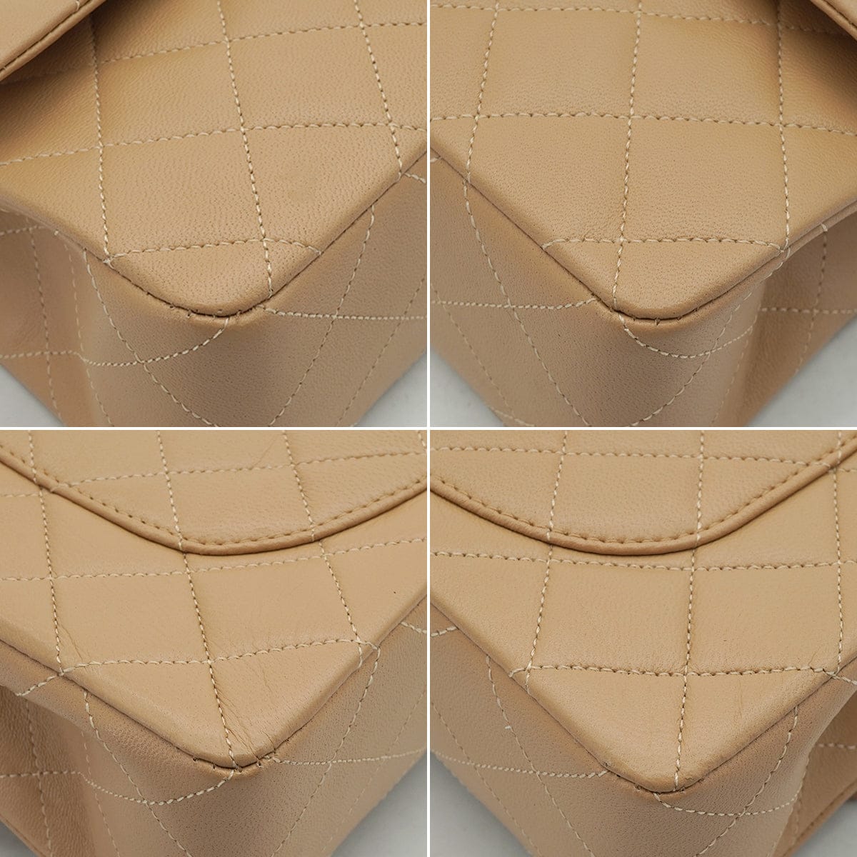 Luxury Promise Japan VINTAGE CHANEL CLASSIC FLAP SMALL CHAIN SHOULDER BAG BEIGE LAMB SKIN GOLD HARDWARE 90344363