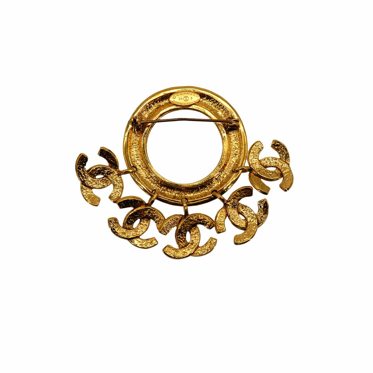 Luxury Promise Japan VINTAGE CHANEL COCOMARK BROOCH GOLD ACCESSORY 94P 90334888