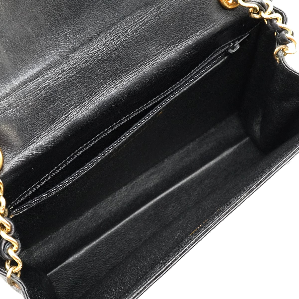 Luxury Promise Japan VINTAGE CHANEL COCOMARK FULL FLAP CHAIN SHOULDER BAG BLACK LAMB SKIN GOLD HARDWARE 90346129