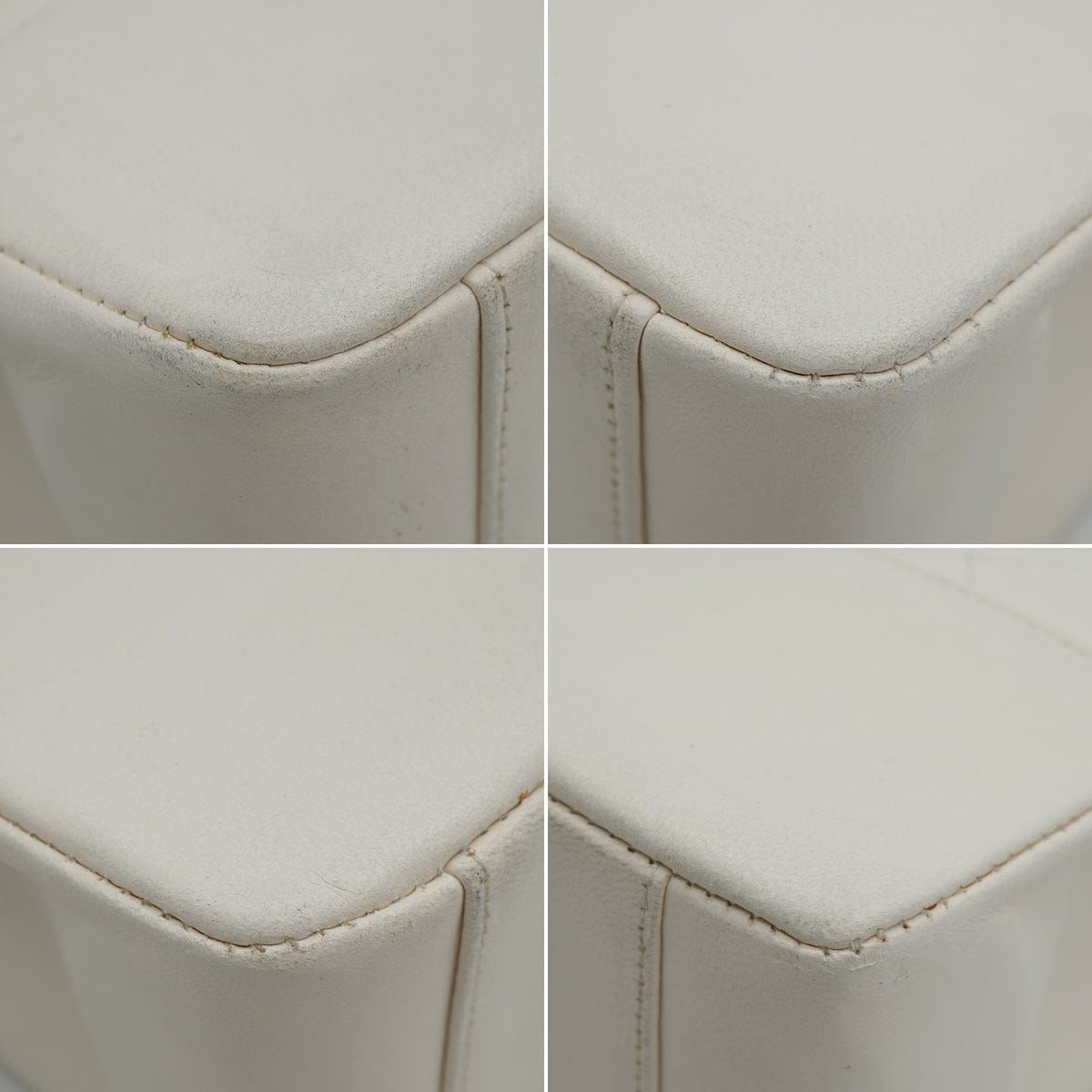 Luxury Promise Japan VINTAGE CHANEL COCOMARK MATELASSE CHAIN SHOULDER HAND BAG WHITE LAMB SKIN GOLD HARDWARE 90343404