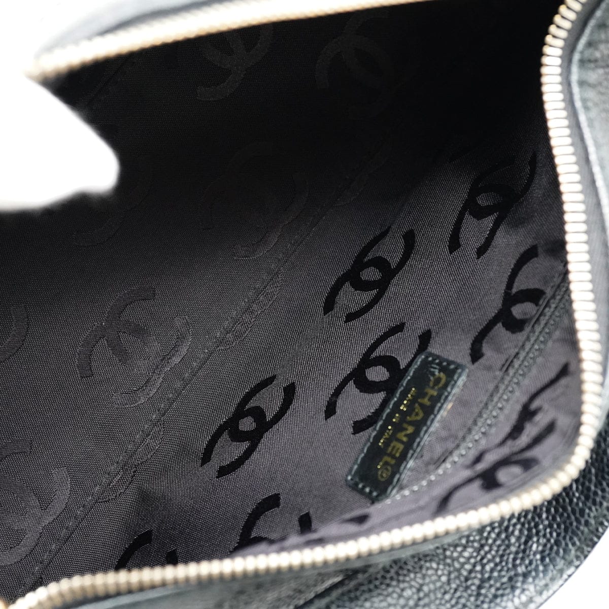Luxury Promise Japan VINTAGE CHANEL COCOMARK SHUOLDER BAG BLACK TORTOISESHELL CAVIAR SKIN PLASTIC HARDWARE 90346124