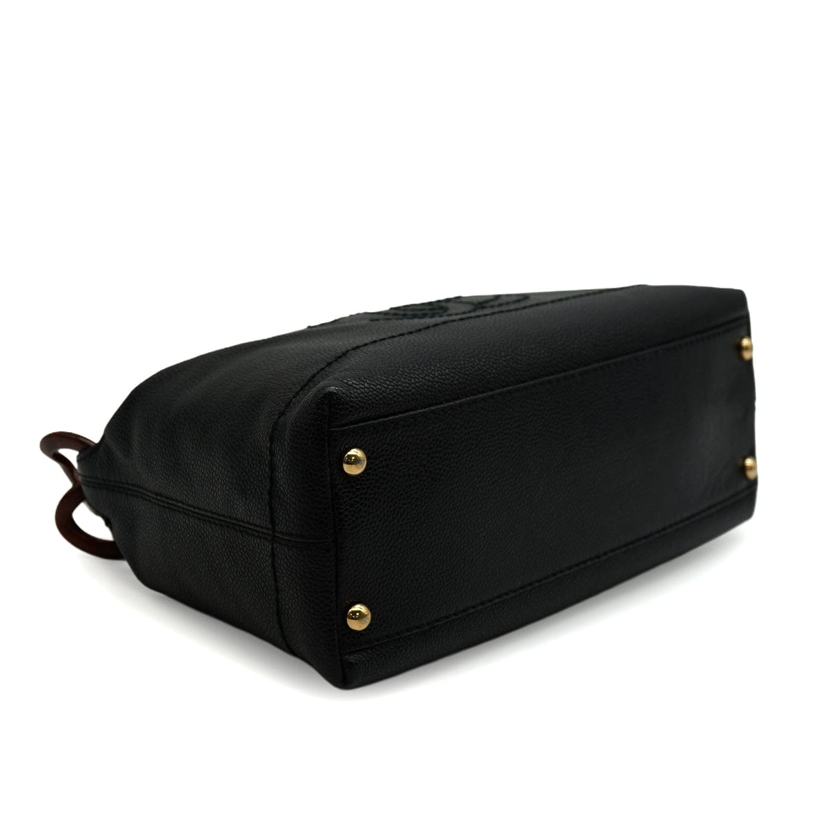 Luxury Promise Japan VINTAGE CHANEL COCOMARK SHUOLDER BAG BLACK TORTOISESHELL CAVIAR SKIN PLASTIC HARDWARE 90346124