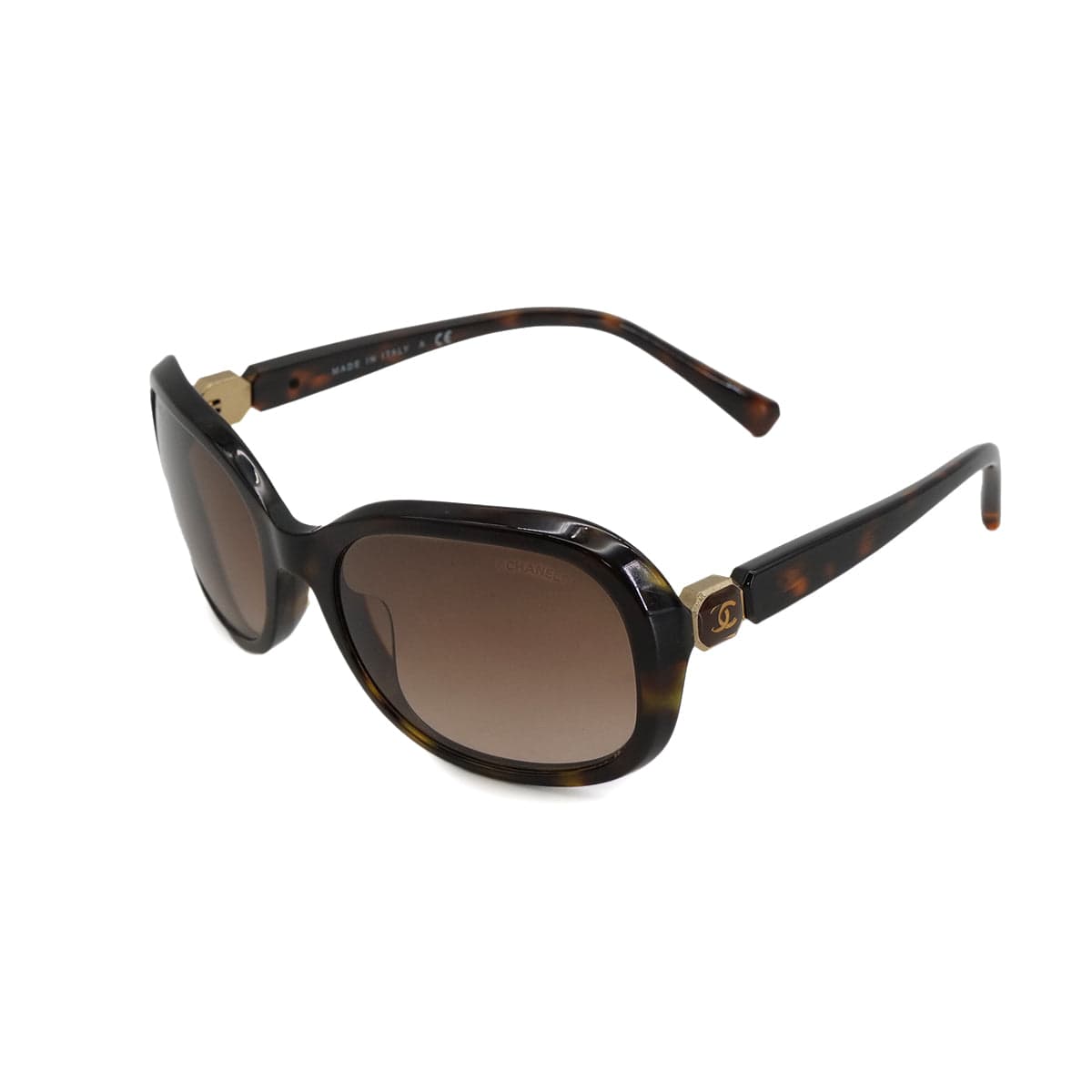 Luxury Promise Japan VINTAGE CHANEL COCOMARK SUNGLASSES TORTOISESHELL BROWN EYEWEAR 90323185