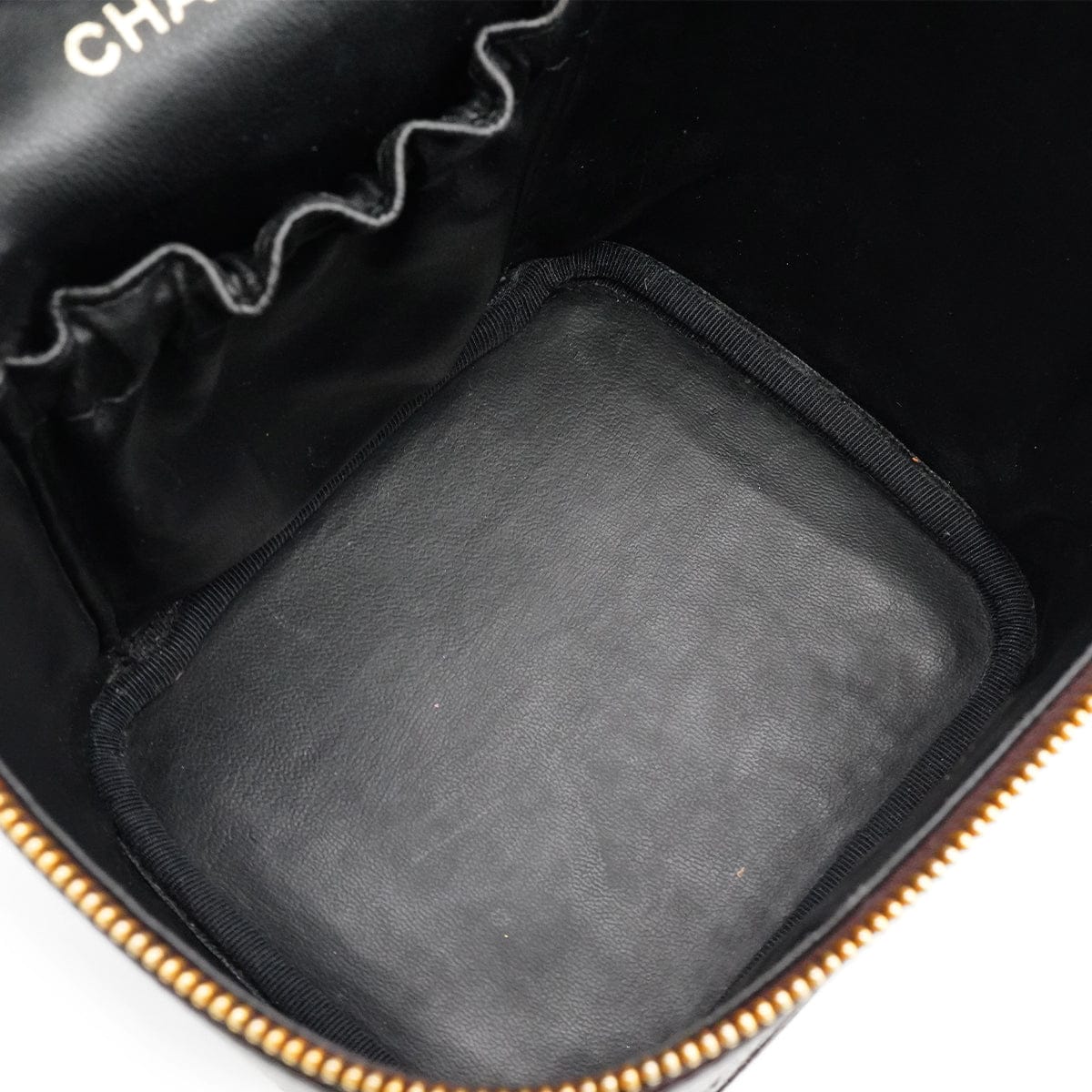 Luxury Promise Japan VINTAGE CHANEL COCOMARK VANITY HAND BAG BROWN CAVIAR SKIN 90341829