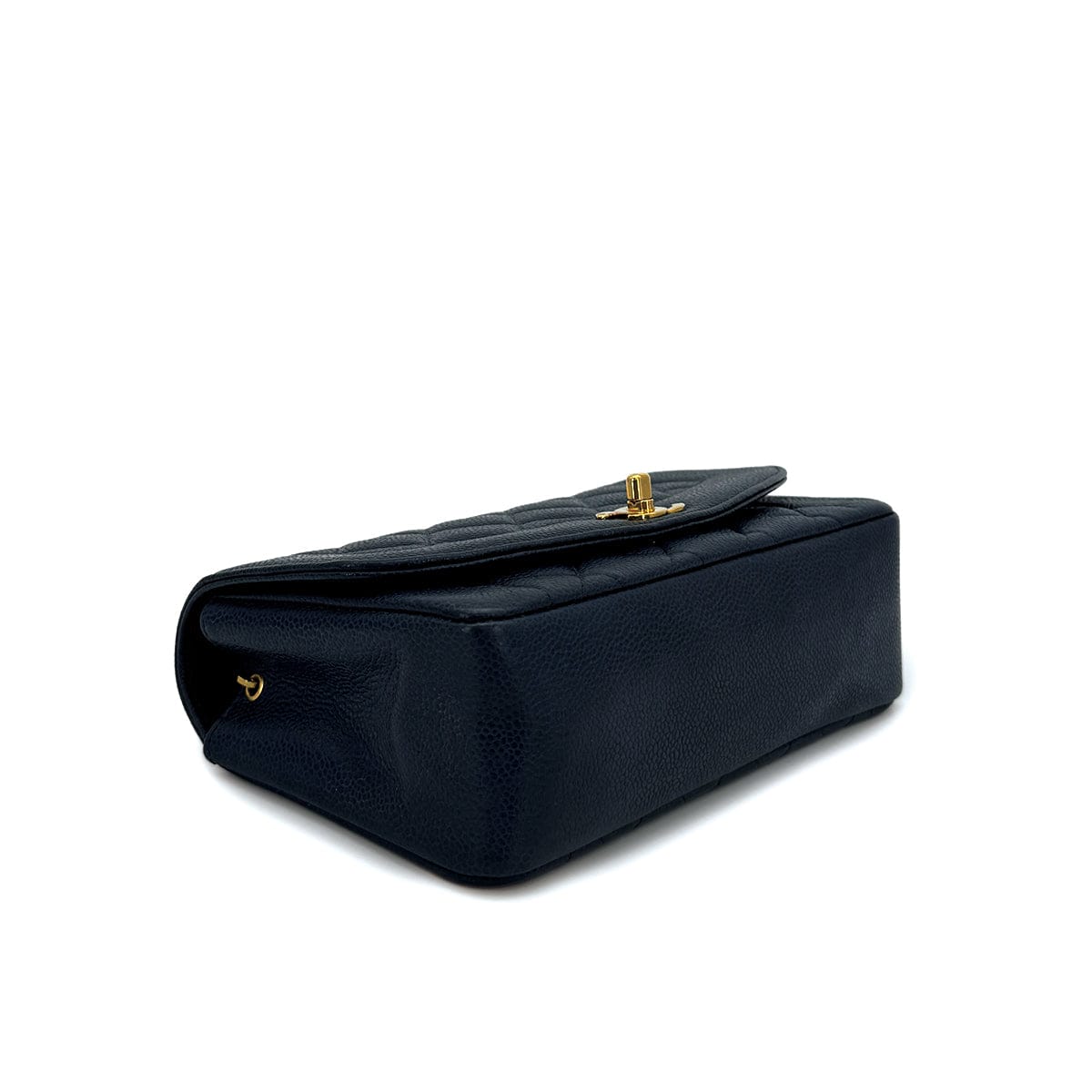 Luxury Promise Japan VINTAGE CHANEL DIANA SMALL CHAIN SHOULDER BAG NAVY CAVIAR SKIN GOLD HARDWARE 90311052