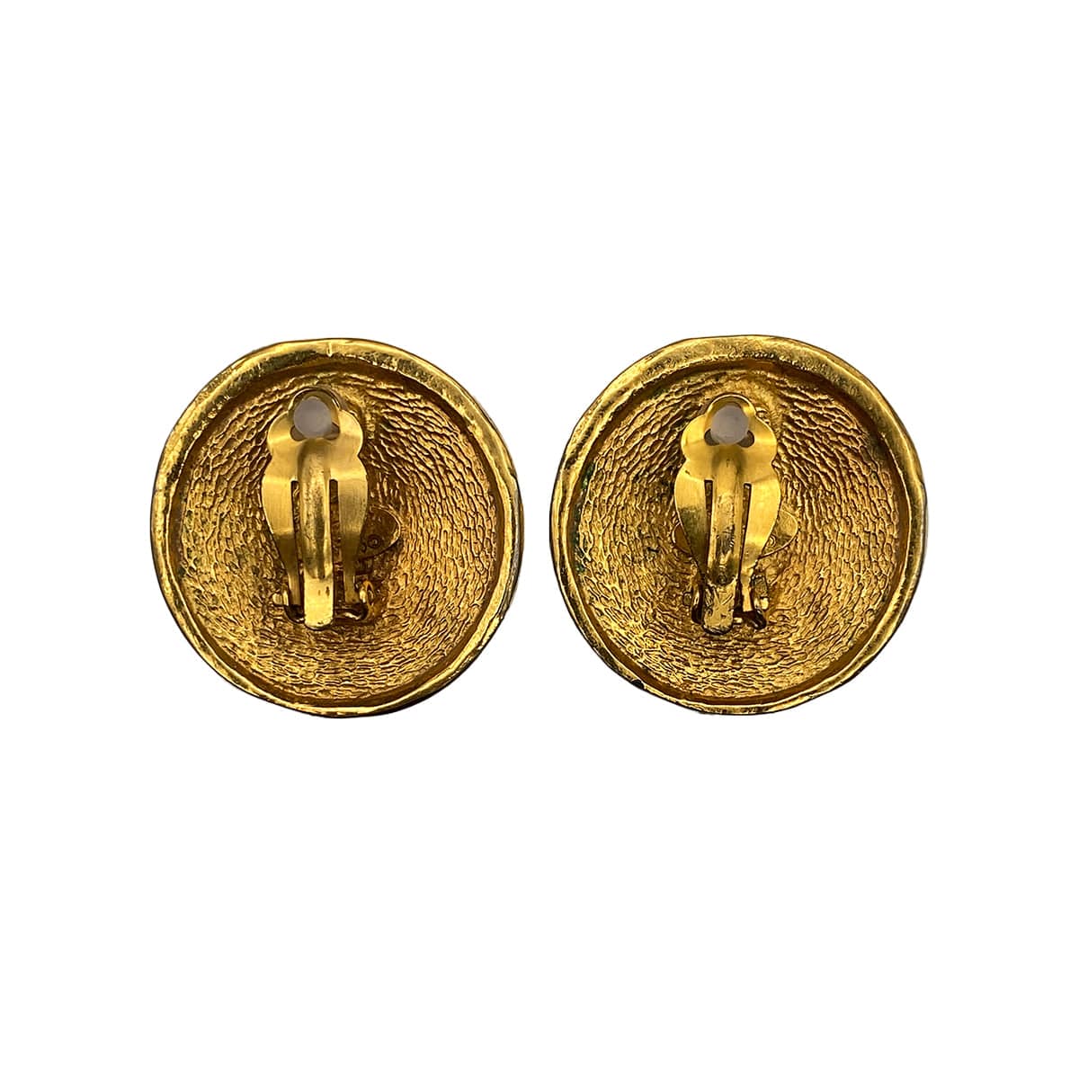 Luxury Promise Japan VINTAGE CHANEL EARRINGS 31 RUE CAMBON LOGO GOLD ACCESSORY 90312538