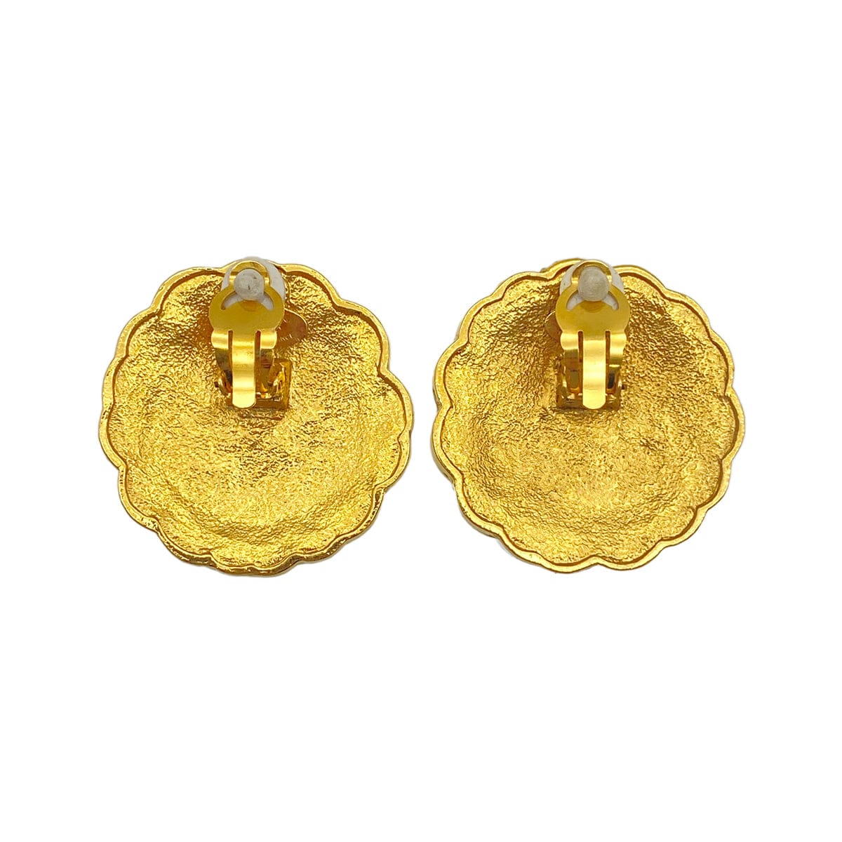 Luxury Promise Japan VINTAGE CHANEL EARRINGS CAMELLIA COCOMARK ACCESSORY 26 90325361