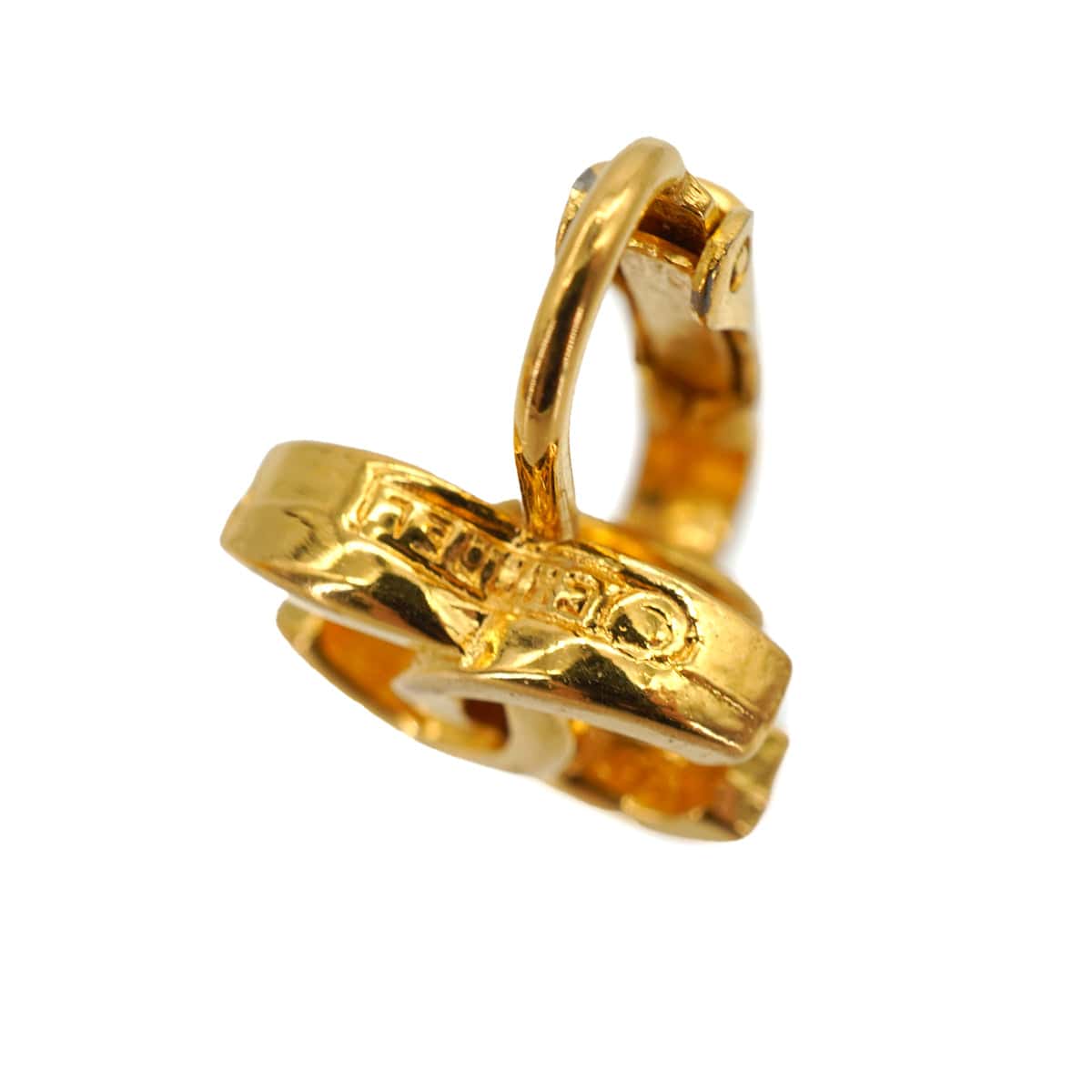 Luxury Promise Japan VINTAGE CHANEL EARRINGS COCOMARK GOLD ACCESSORY 90334885