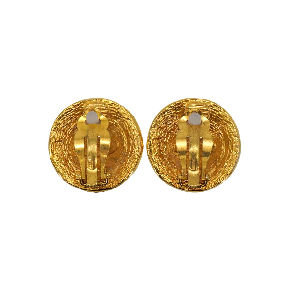 Luxury Promise Japan VINTAGE CHANEL EARRINGS ROUND COCOMARK ACCESSORY 90334882