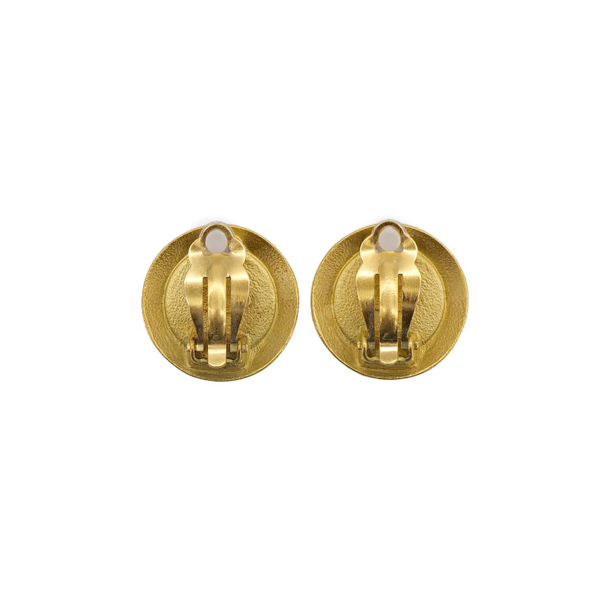 Luxury Promise Japan VINTAGE CHANEL EARRINGS ROUND COCOMARK GOLD ACCESSORY 95C 90324769