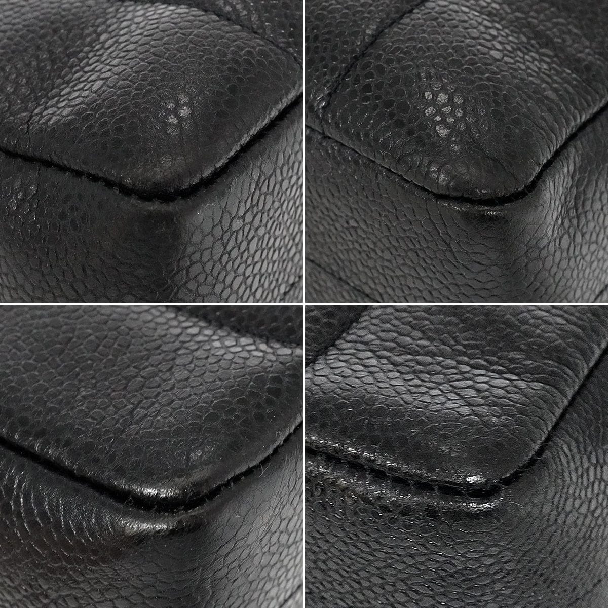 Luxury Promise Japan VINTAGE CHANEL MADEMOISELLE CHAIN SHOULDER BAG BLACK CAVIAR SKIN GOLD HARDWARE 90343855