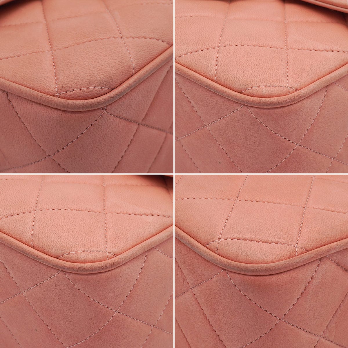 Luxury Promise Japan VINTAGE CHANEL MATELASSE CHAIN SHOULDER BAG FRINGE PINK LAMB SKIN GOLD HARDWARE 90334504