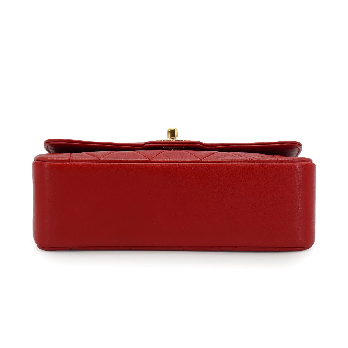 Luxury Promise Japan VINTAGE CHANEL MATELASSE CHAIN SHOULDER BAG RED LAMB SKIN GOLD HARDWARE 90335593