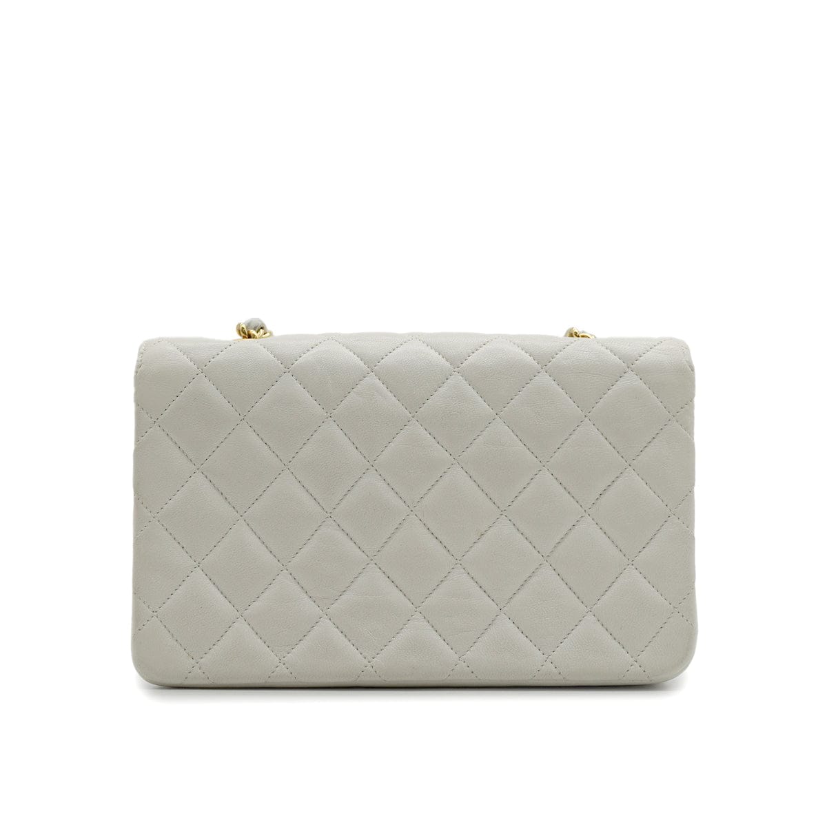 Luxury Promise Japan VINTAGE CHANEL MATELASSE CHAIN SHOULDER HAND BAG WHITE LAMB SKIN GOLD HARDWARE 90343615