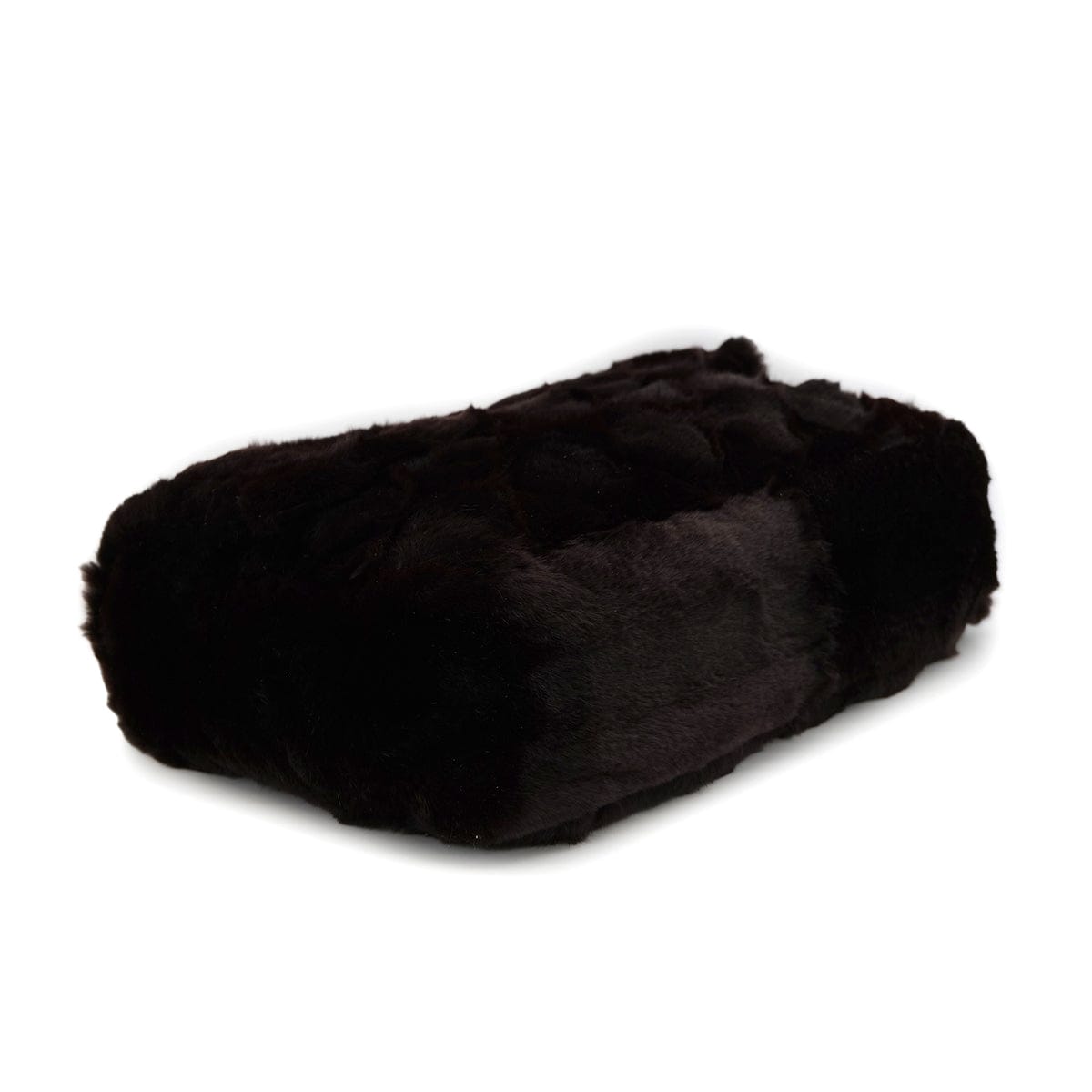 Luxury Promise Japan VINTAGE CHANEL MATELASSE FUR CHAIN SHOULDER BAG DARK BROWN FUR 90321766