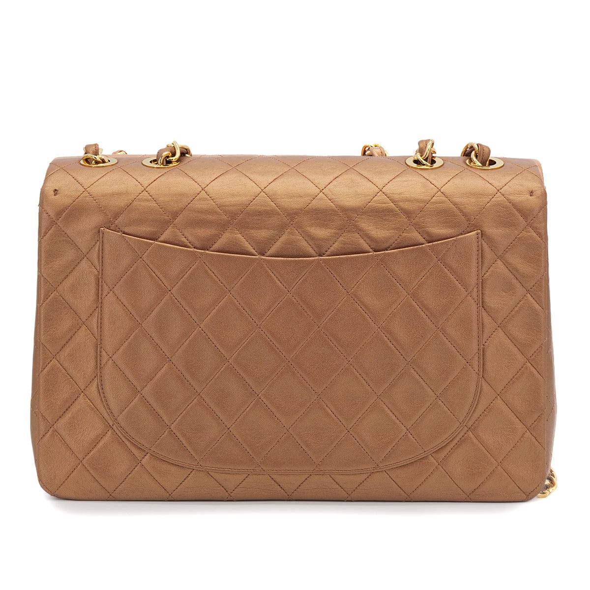 Luxury Promise Japan VINTAGE CHANEL MAXI MATELASSE 34 CHAIN SHOULDER BAG GOLD LAMB SKIN GOLD HARDWARE 90323205