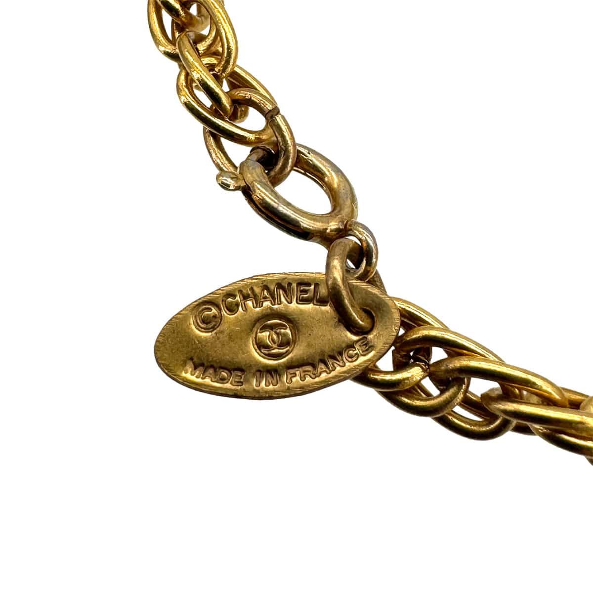 Luxury Promise Japan VINTAGE CHANEL NECKLACE COCOMARK GOLD ACCESSORY 90324775