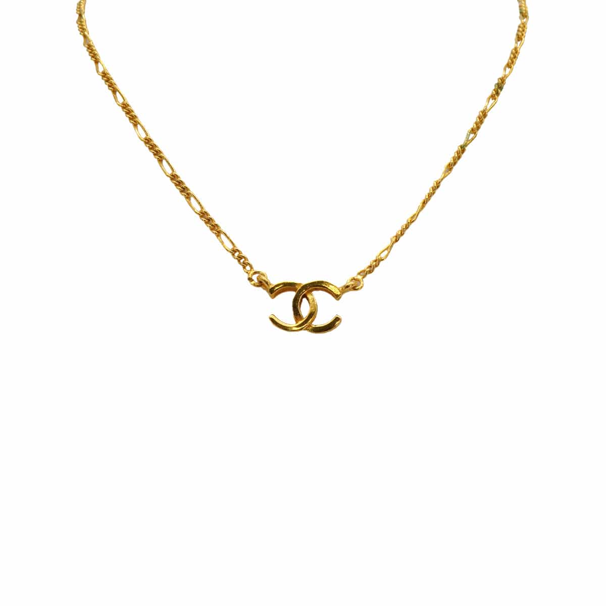 Luxury Promise Japan VINTAGE CHANEL NECKLACE COCOMARK GOLD ACCESSORY 90334994