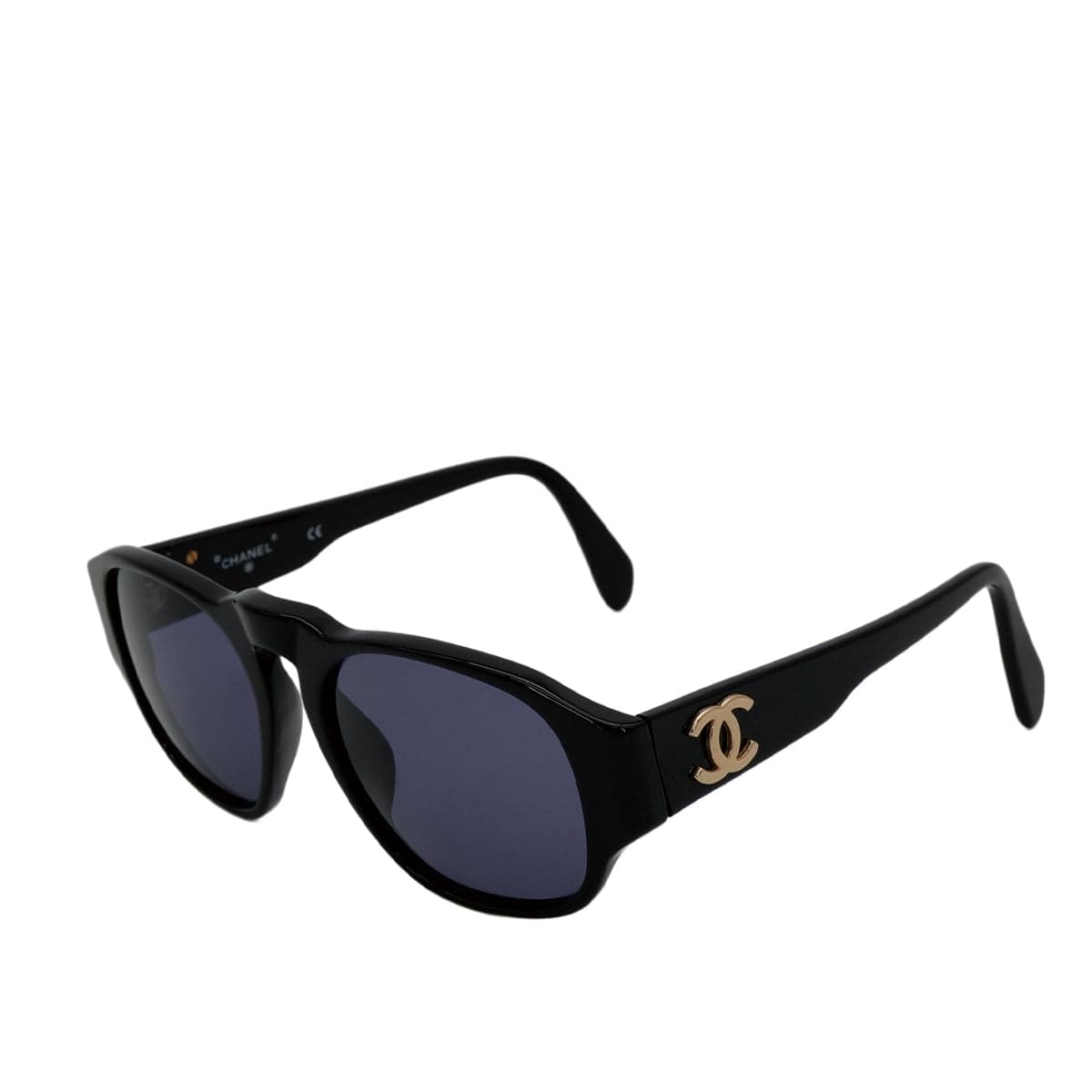 Luxury Promise Japan VINTAGE CHANEL SUNGLASSES COCOMARK BLACK EYEWEAR 90314392