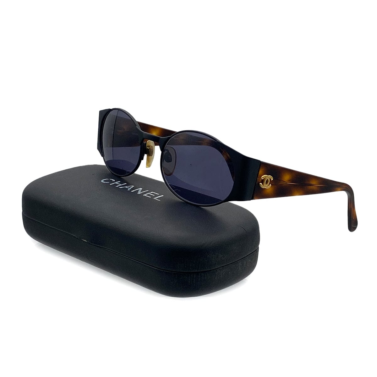 Luxury Promise Japan VINTAGE CHANEL SUNGLASSES COCOMARK BROWN EYEWEAR 90312592