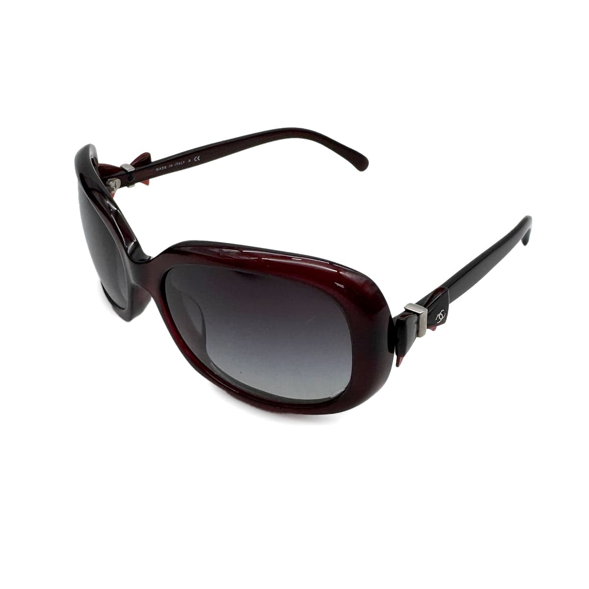 Luxury Promise Japan VINTAGE CHANEL SUNGLASSES COCOMARK LOGO RIBBON BROWN EYEWEAR 90319114