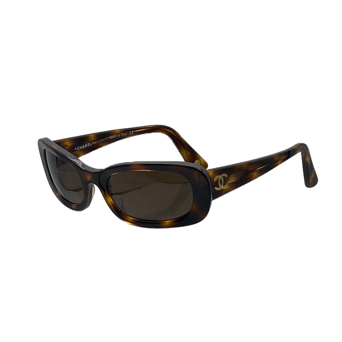 Luxury Promise Japan VINTAGE CHANEL SUNGLASSES COCOMARK TORTOISESHELL BROWN EYEWEAR 90312602