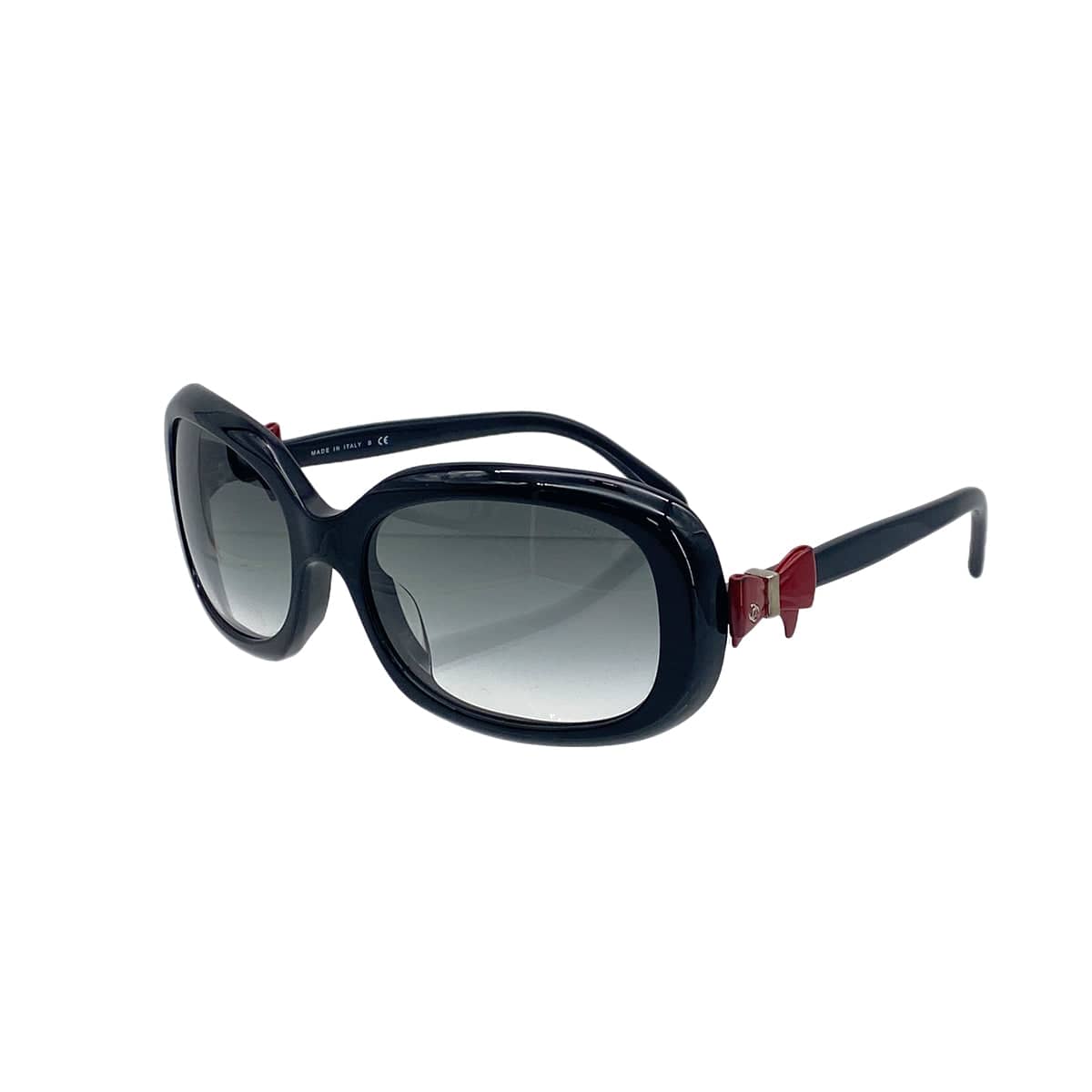 Luxury Promise Japan VINTAGE CHANEL SUNGLASSES RIBBON COCOMARK BLACK RED EYEWEAR 90311846