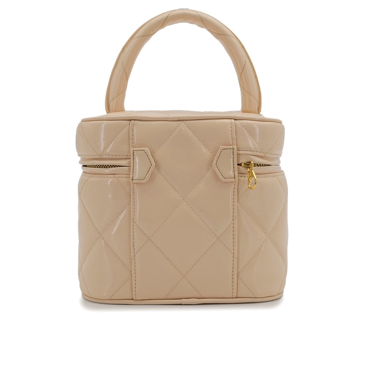 Luxury Promise Japan VINTAGE CHANEL VANITY HAND BAG COCOMARK HEART MIRROR IVORY ENAMEL 90314882