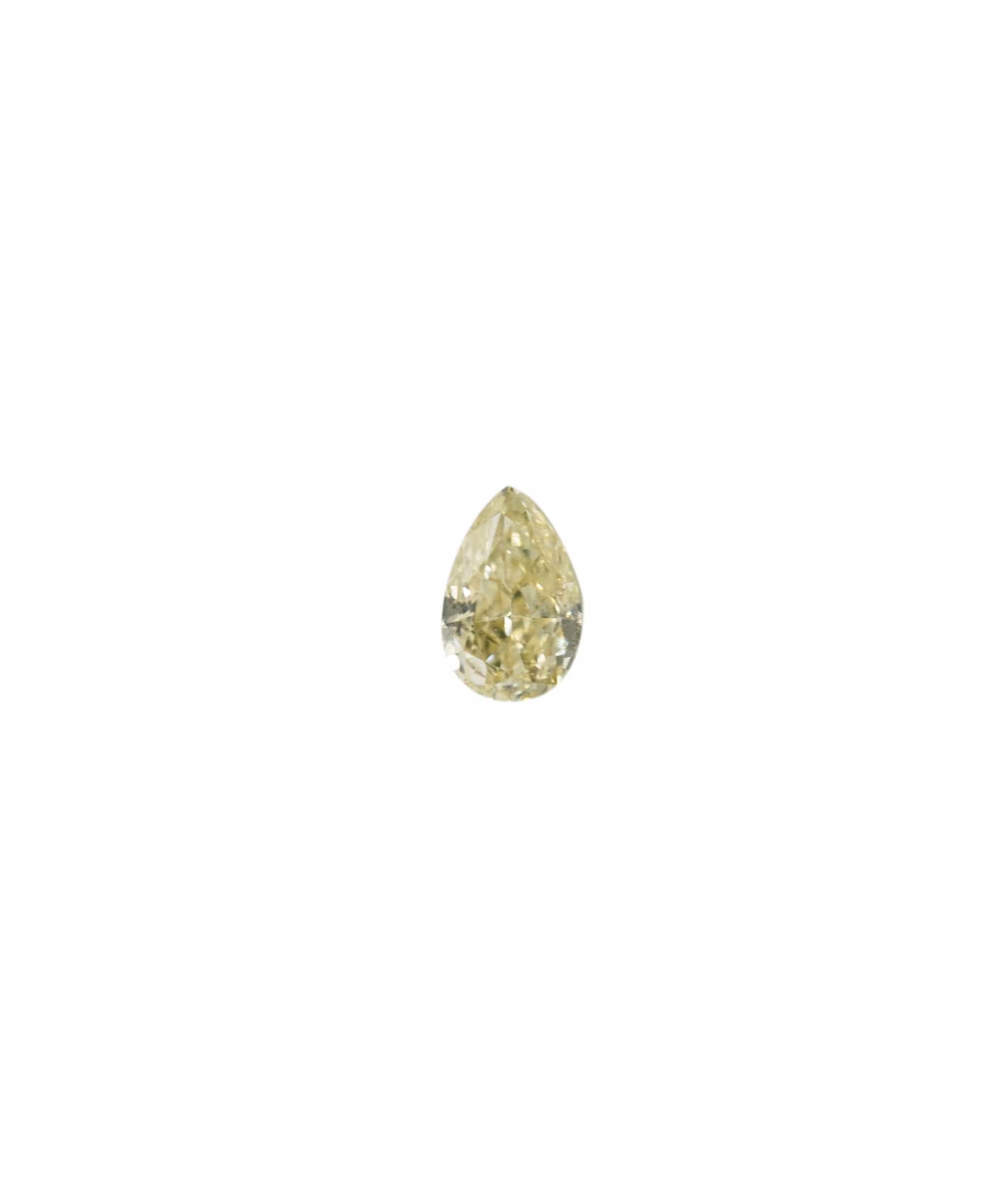 Luxury Promise 0.31ct Yellow Pear Diamond DBXCN0202