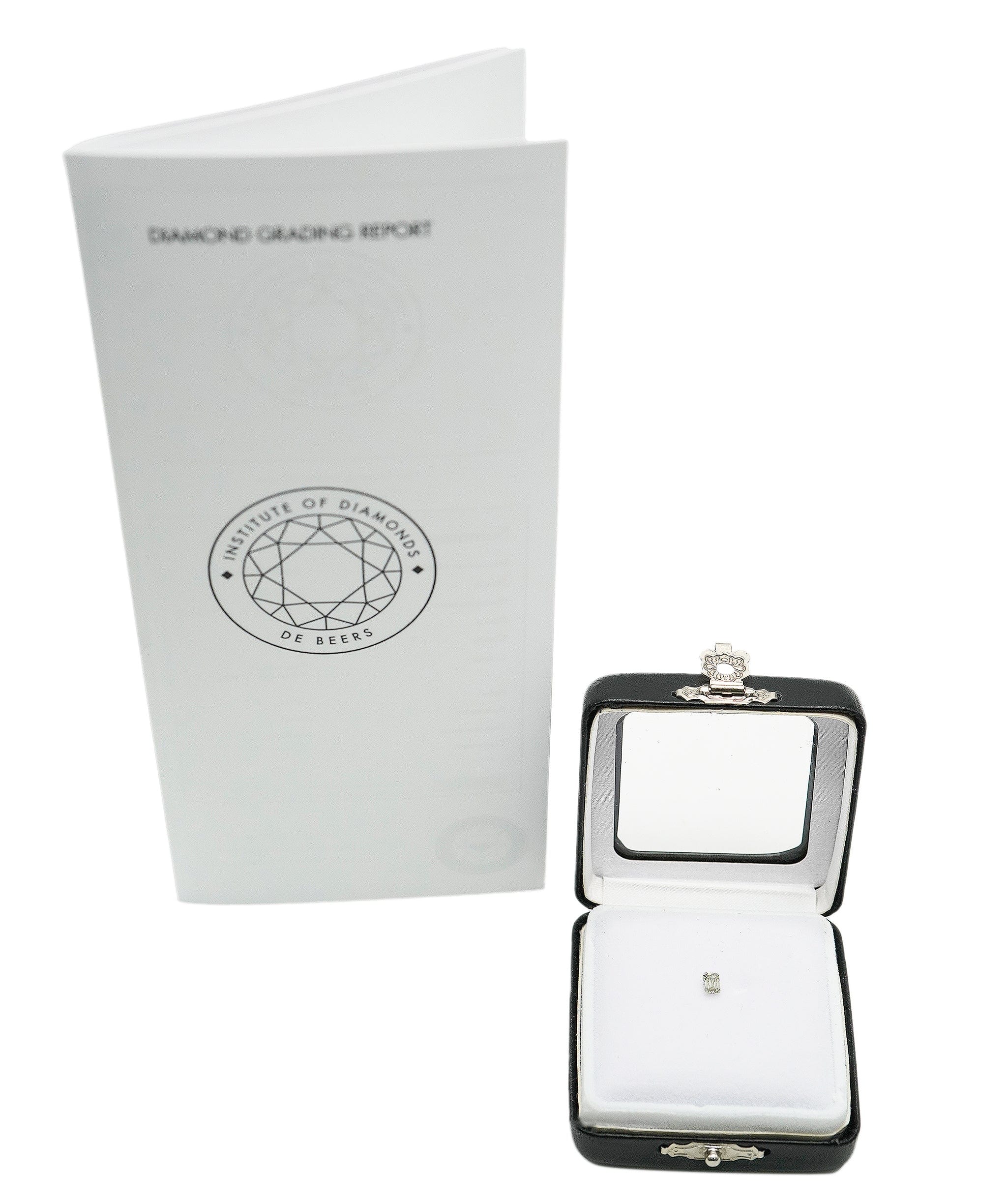 Luxury Promise 0.32ct Natural Fancy Greensh/yellow Emerald Diamond Anl-s12-22