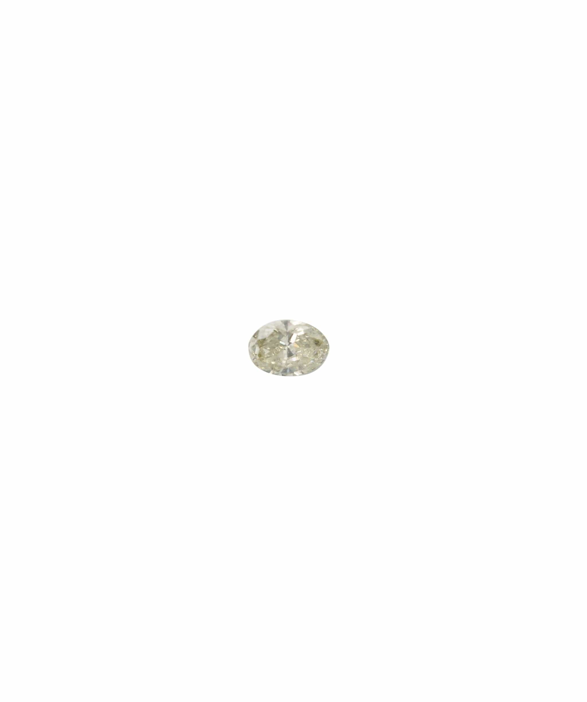 Luxury Promise 0.33ct Yellow Oval Diamond DBXCN0155