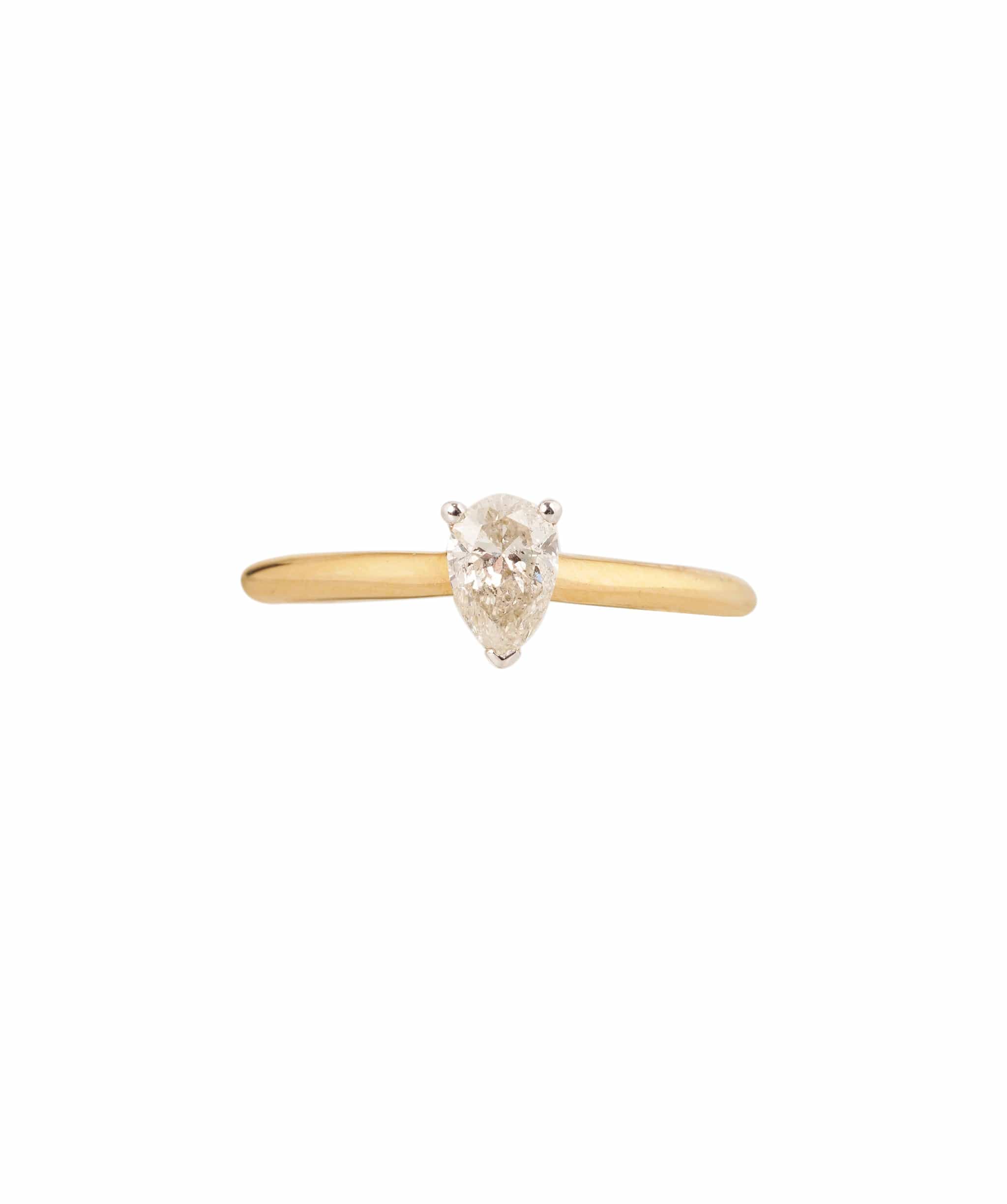 Luxury Promise 0.38CT RING WITH FANCY CUT DIAMOND ANL0118