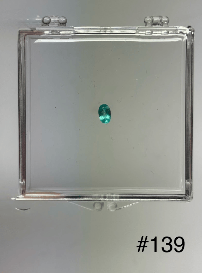 Luxury Promise 0.39ct BRAZIL PARAIBA OVAL DXBCS4435