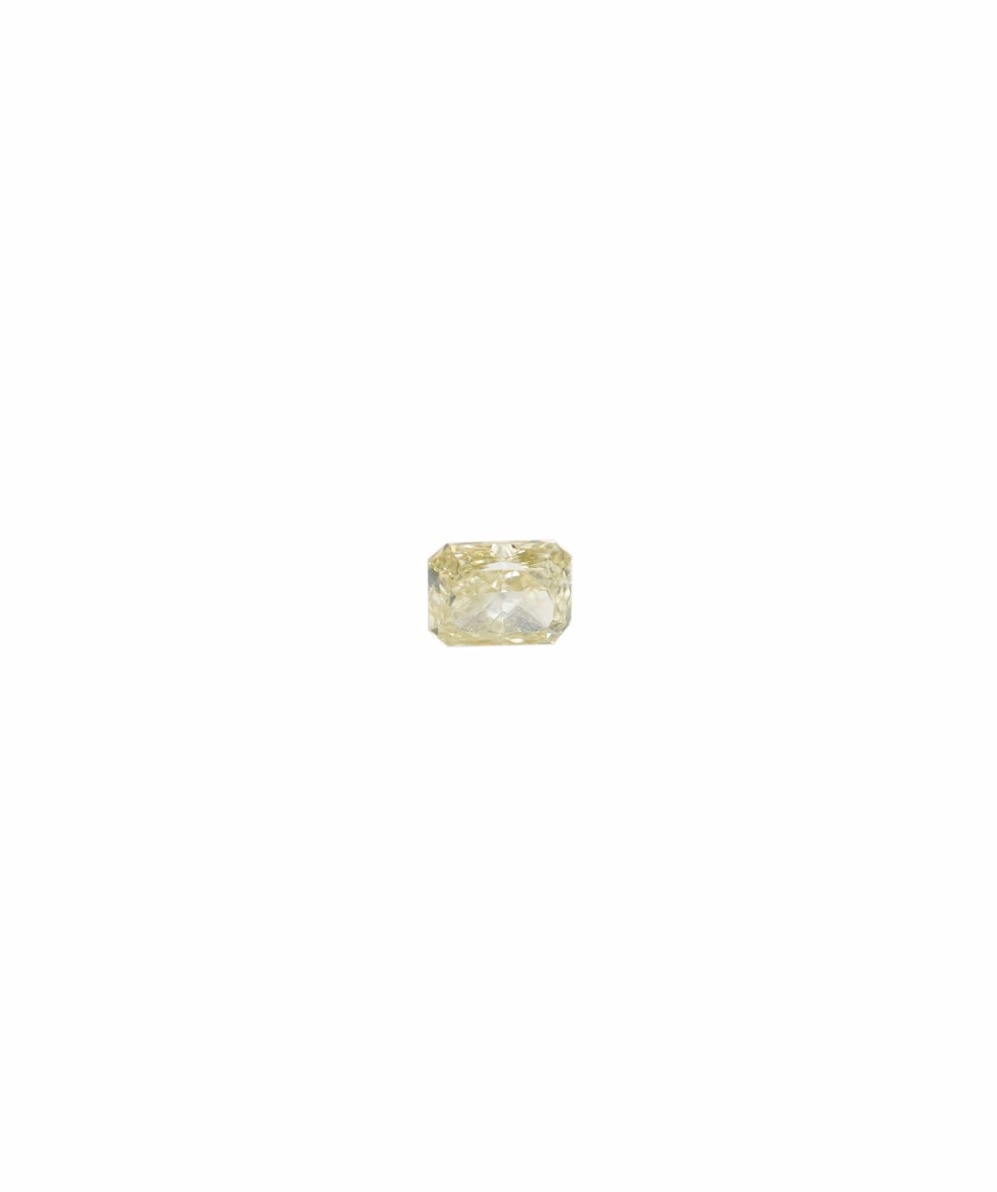 Luxury Promise 0.3ct Yellow Long Cushion Diamond DBXCN0162
