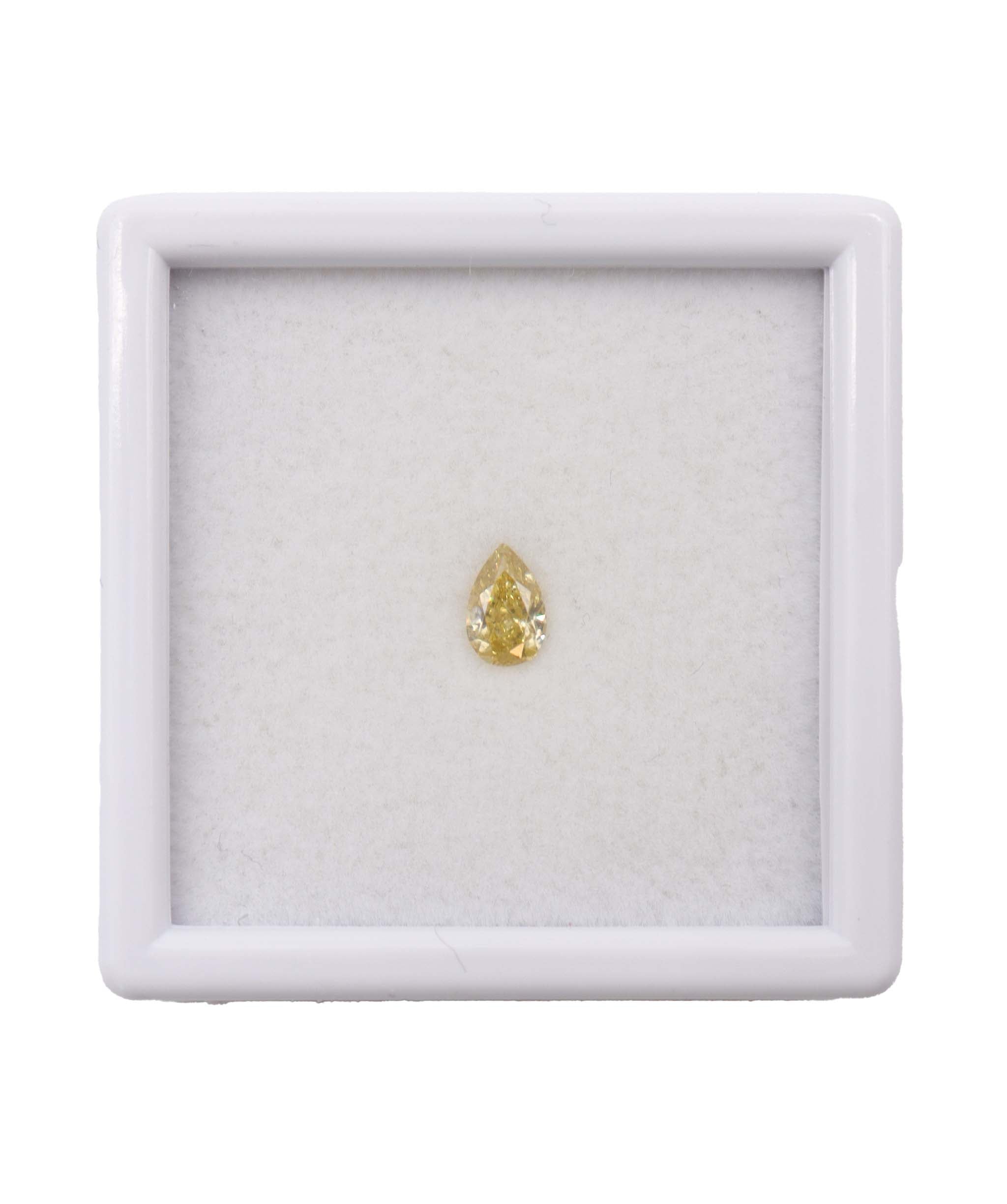 Luxury Promise 0.40ct Orange Cognac Pear Shape Diamond DXBS4499