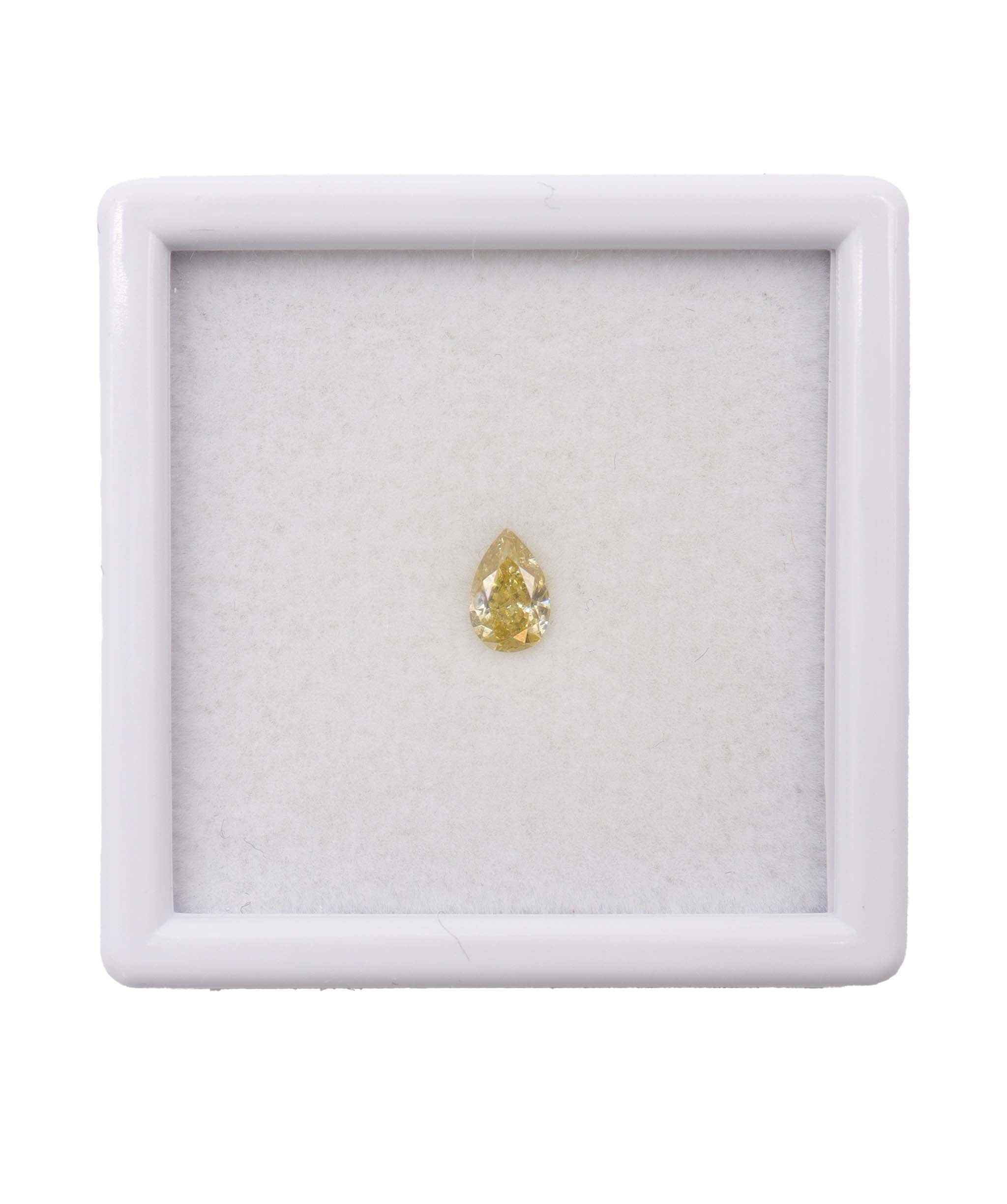 Luxury Promise 0.40ct Orange Cognac Pear Shape Diamond DXBS4499