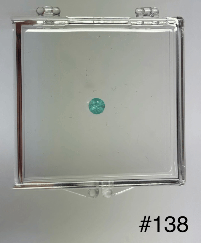 Luxury Promise 0.57ct BRAZIL PARAIBA ROUND DXBCS4434