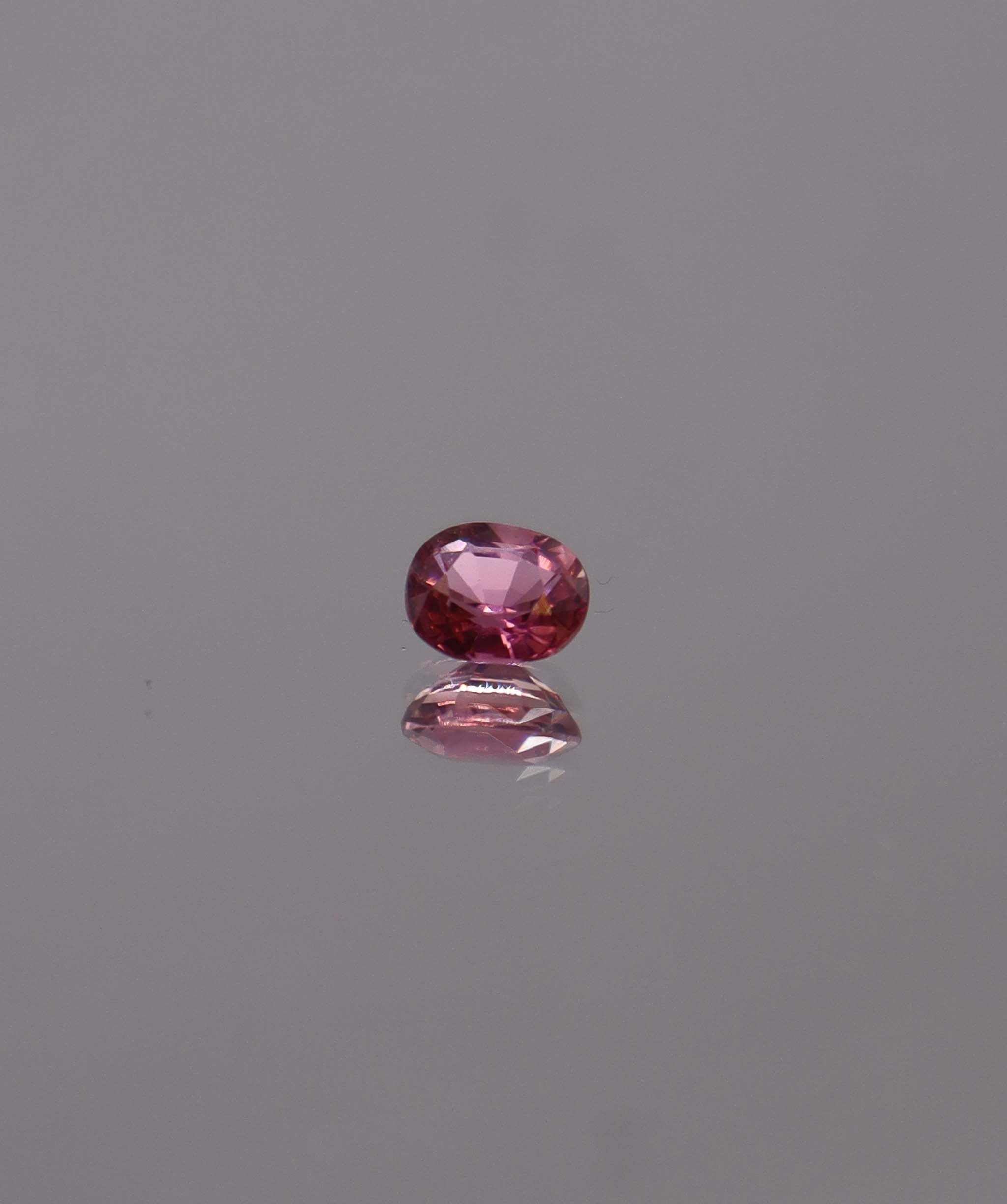 Luxury Promise 0.58ct Natural Tourmaline Mix Colour Pink Oval DXBS5872