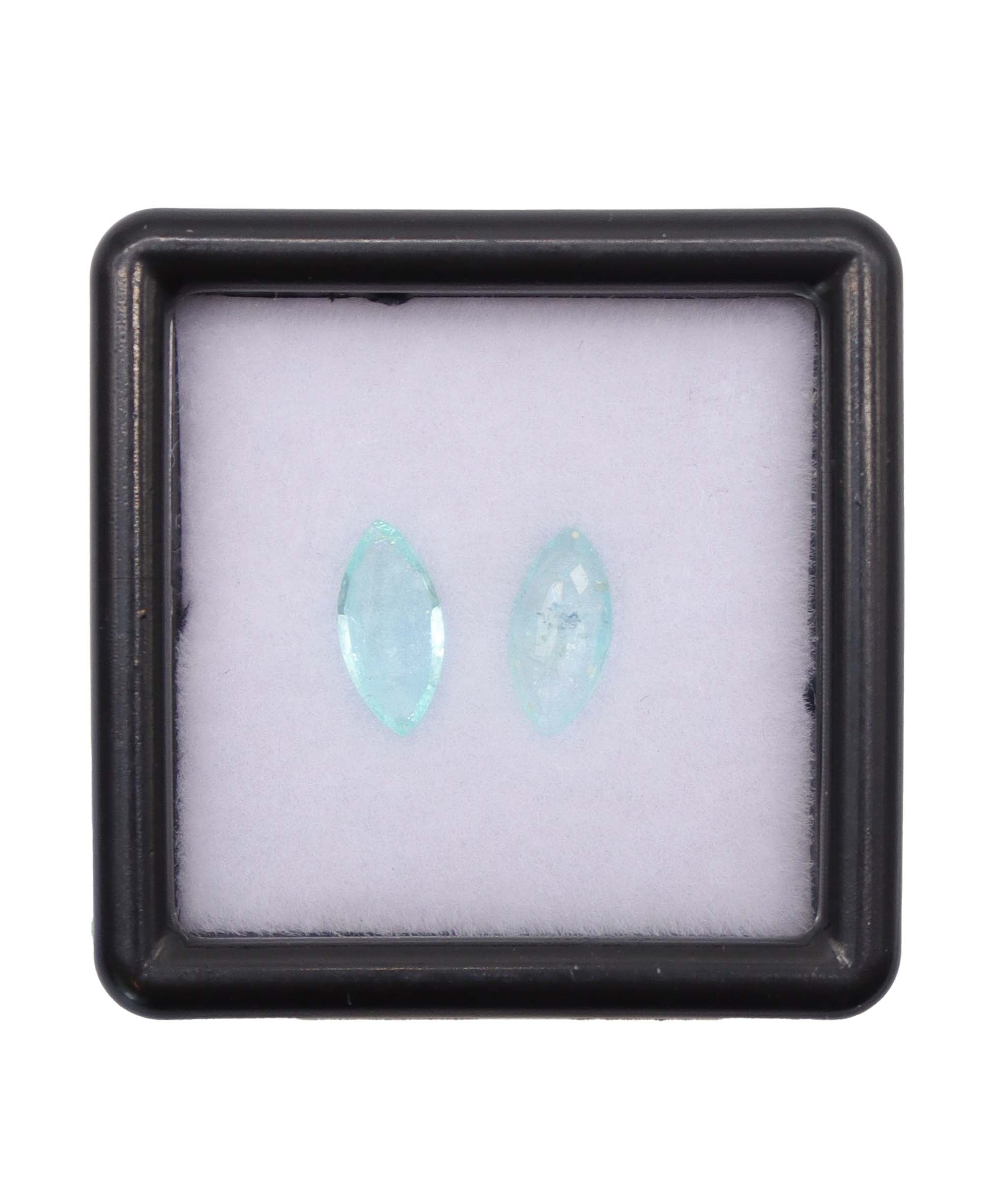 Luxury Promise 0.58ct Paraiba Marquise PAIR DXBD0222