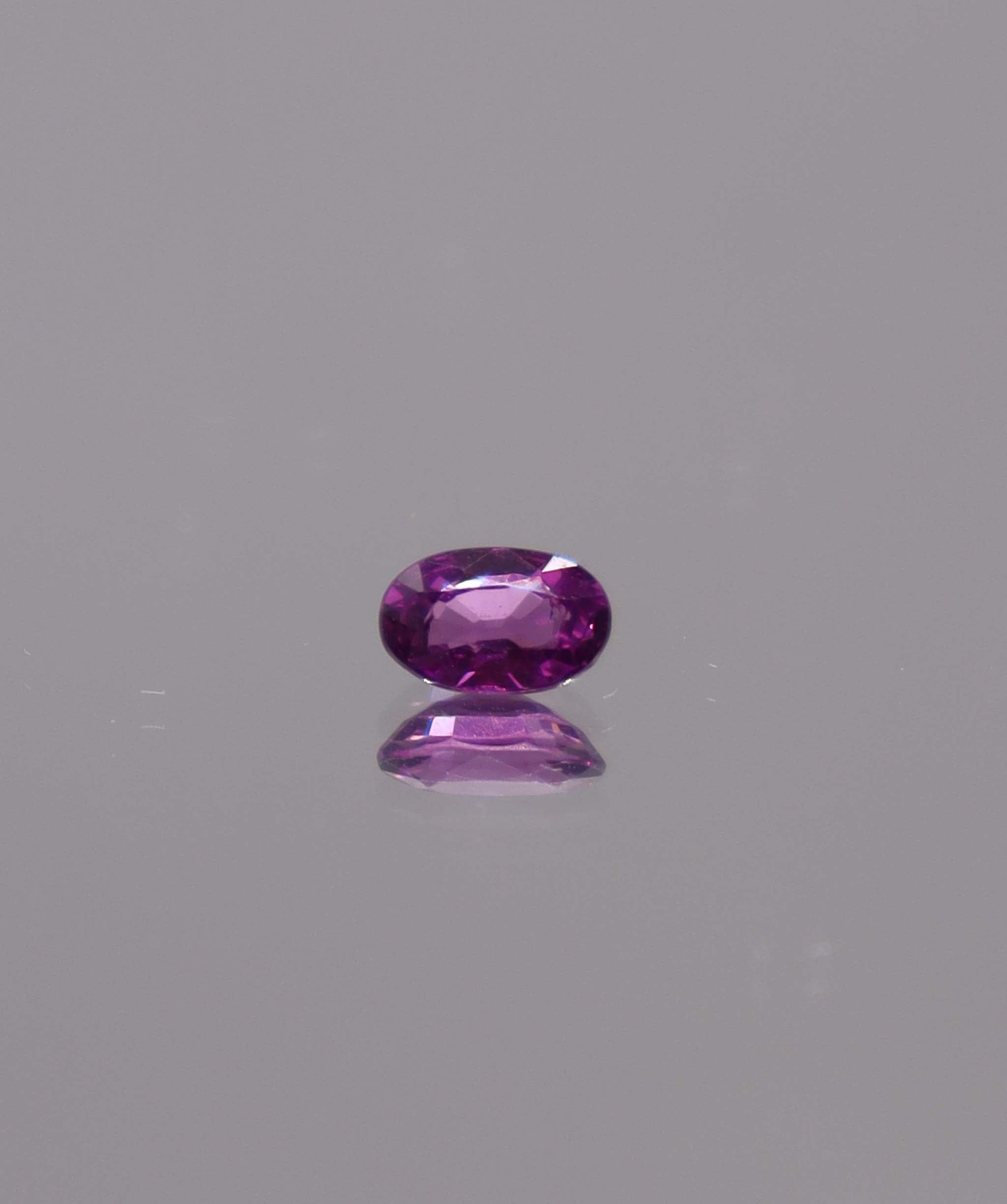 Luxury Promise 0.59ct Purple Rhodolite Garnet Oval DXBS5970