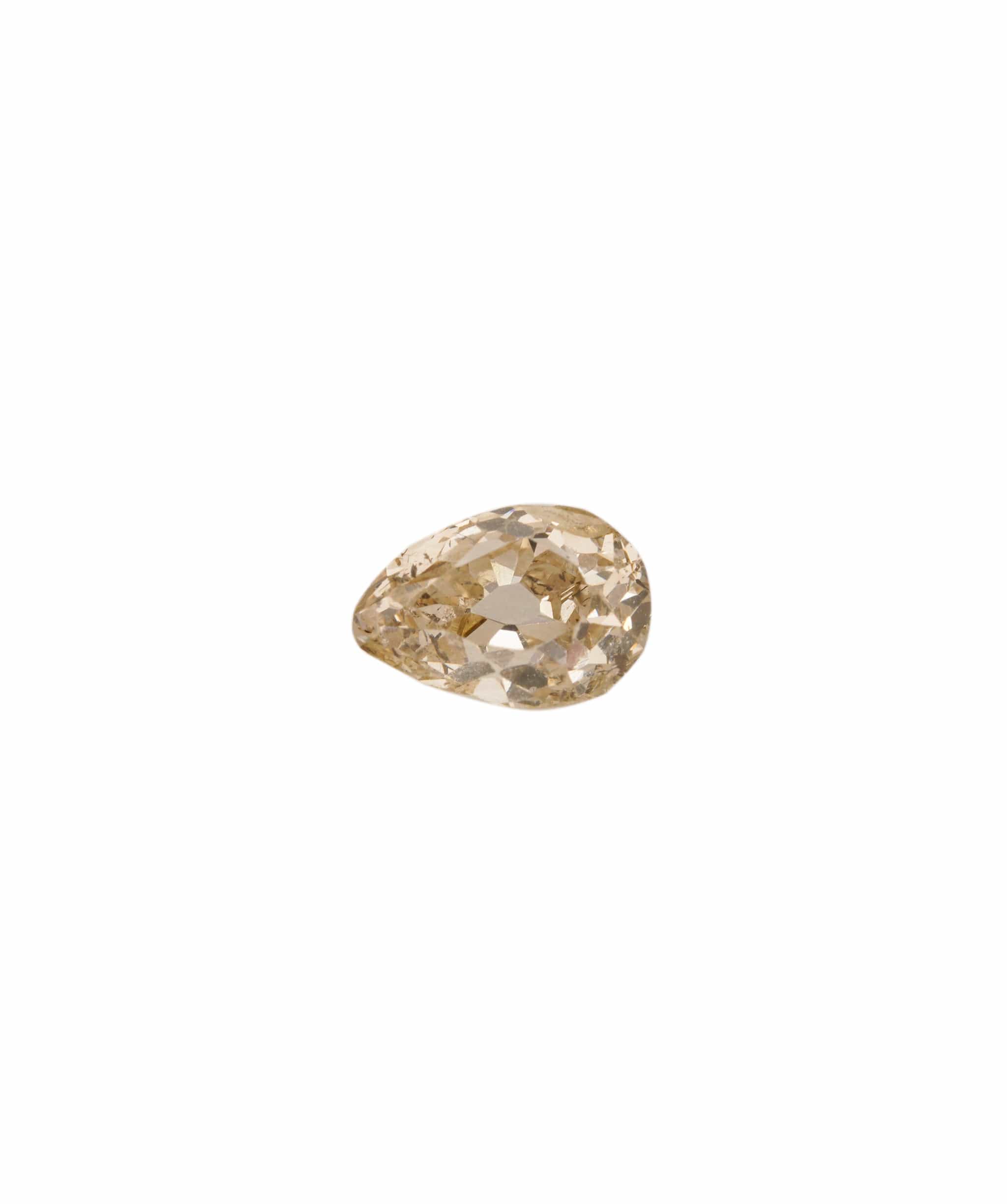 Luxury Promise 0.59CT RARE PEARSHAPED OLD CUT DIAMOND ANL0102