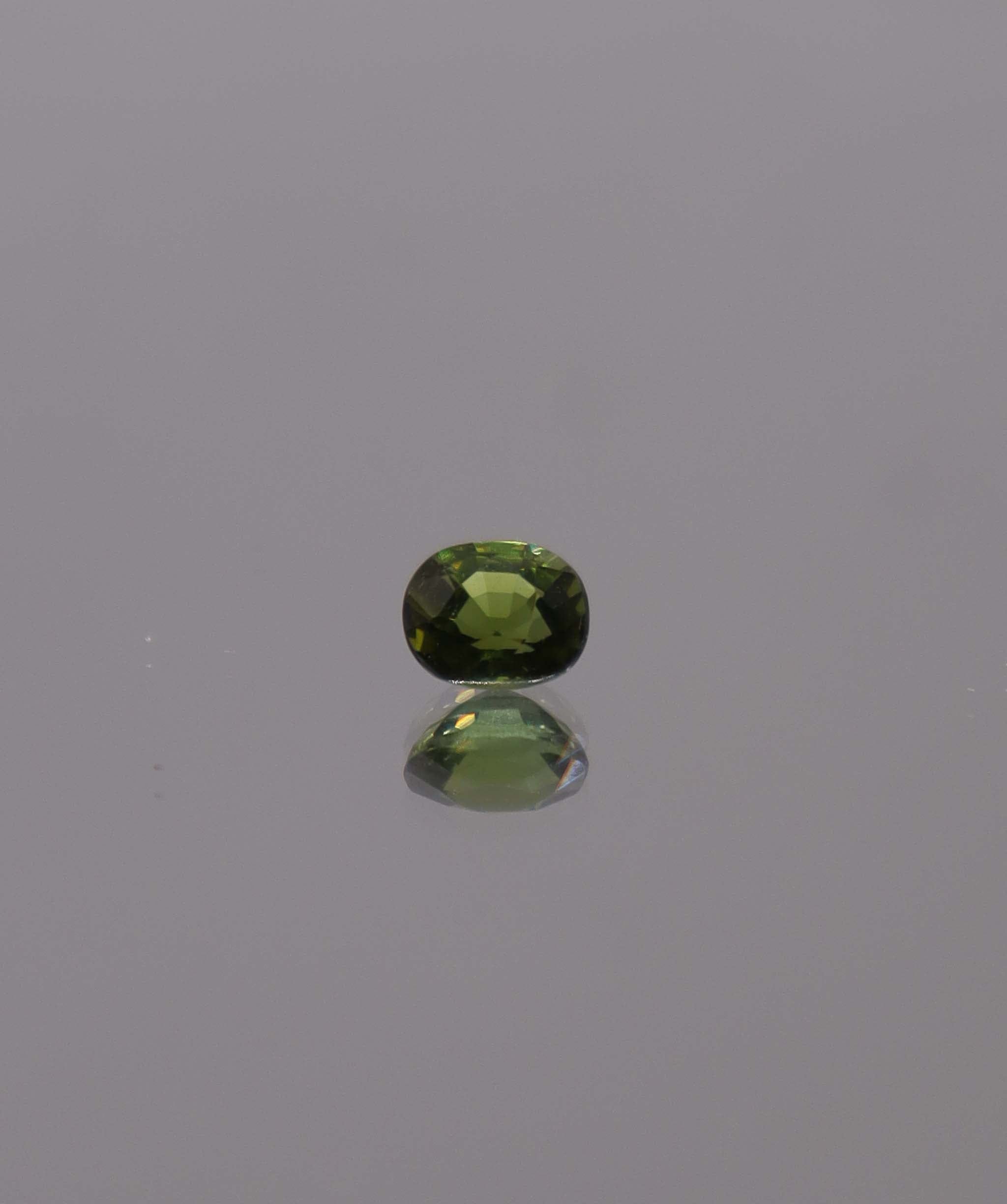 Luxury Promise 0.60ct Natural Tourmaline Mix Colour Green Cushion DXBS5885