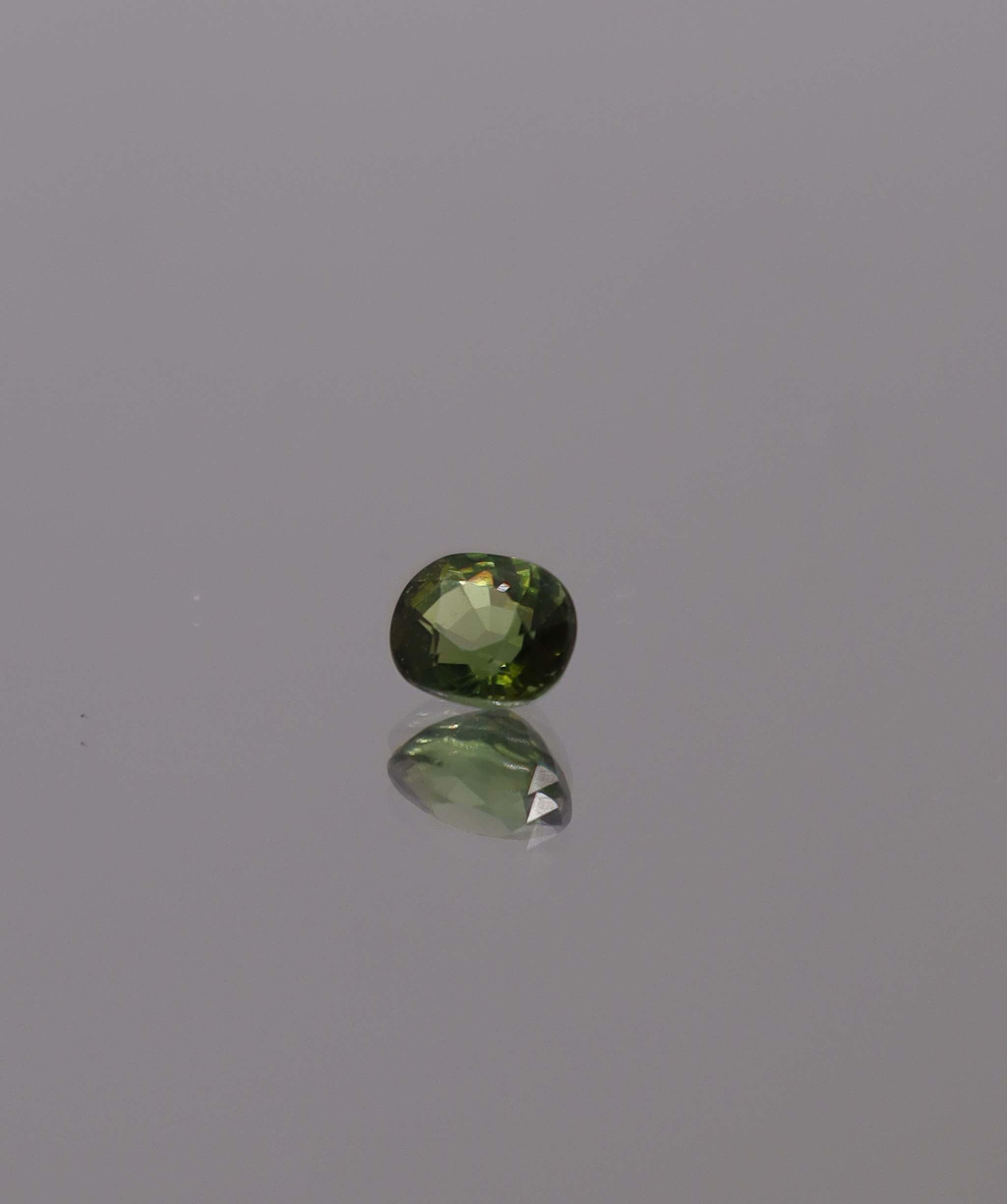 Luxury Promise 0.60ct Natural Tourmaline Mix Colour Green Cushion DXBS5885