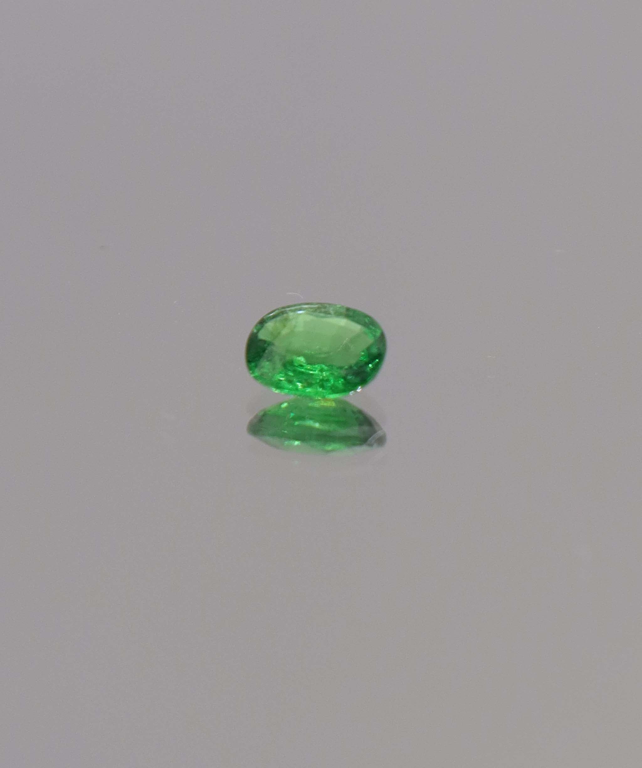 Luxury Promise 0.60ct Oval Tsavorite DXBCS1147