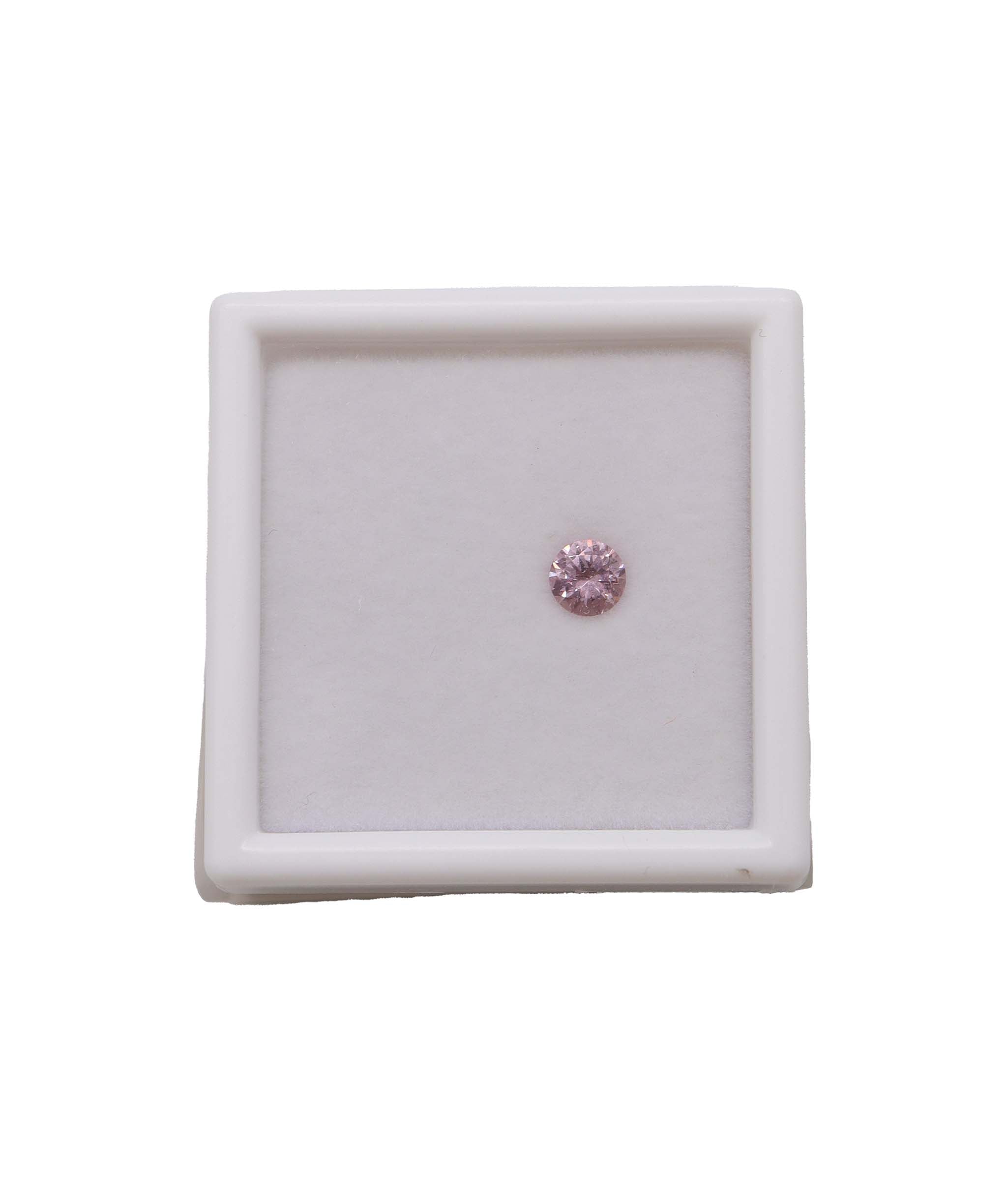 Luxury Promise 0.61ct Malaya garnet round shape 16