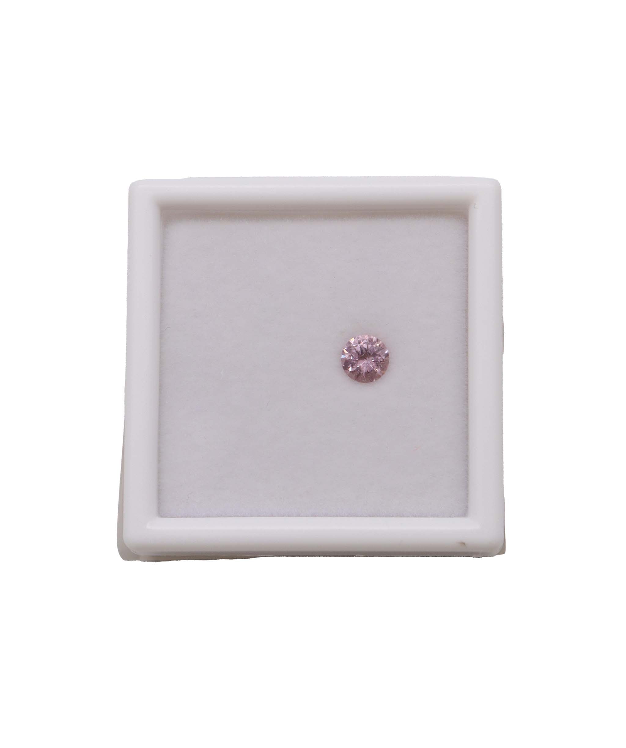 Luxury Promise 0.61ct Malaya garnet round shape 16