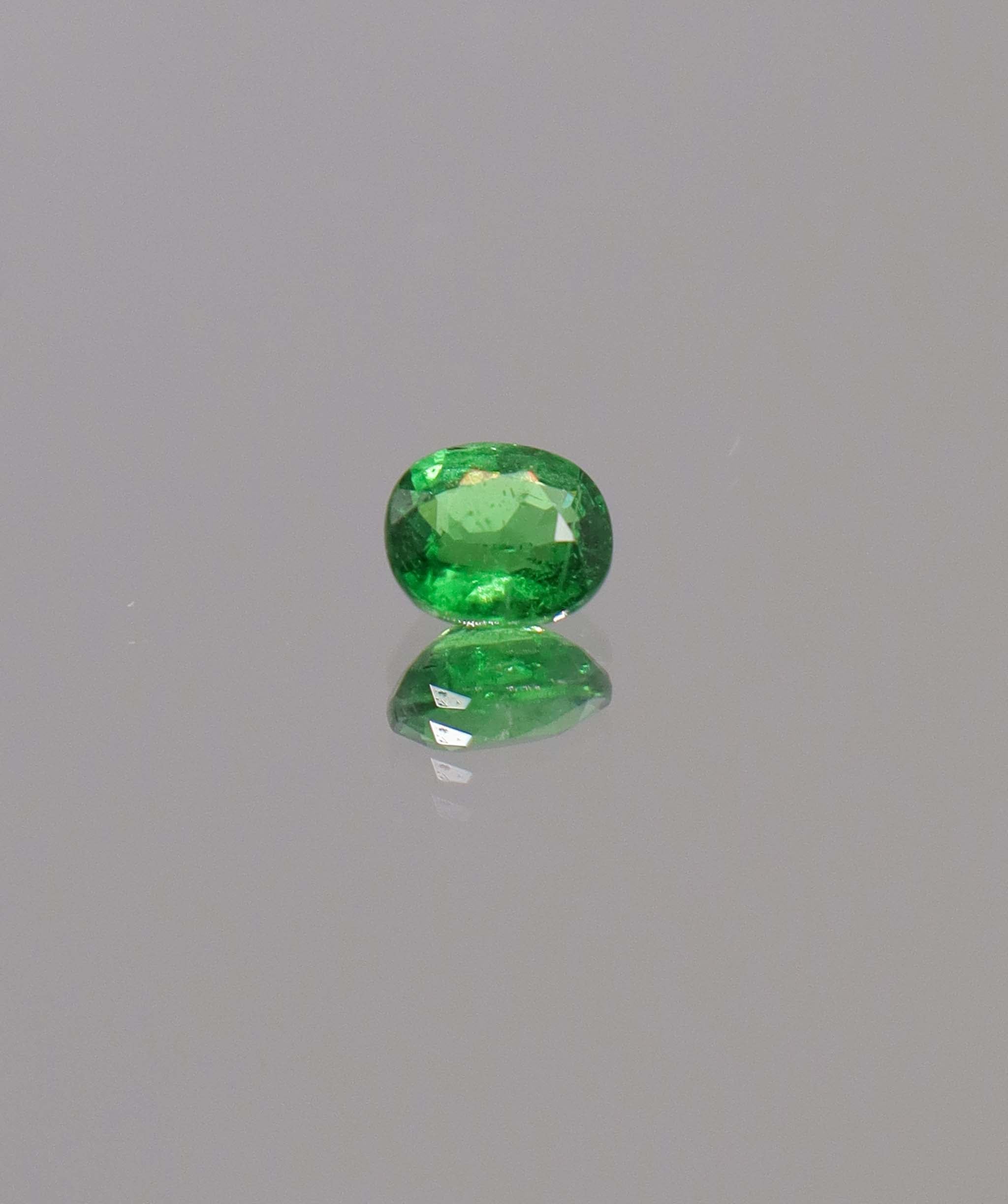 Luxury Promise 0.62ct Oval Tsavorite DXBCS1144