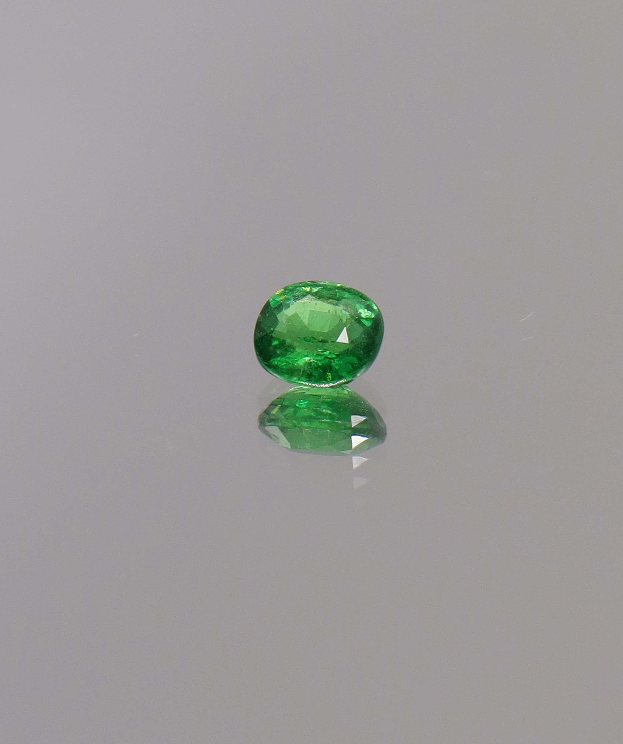Luxury Promise 0.62ct Oval Tsavorite DXBCS1144