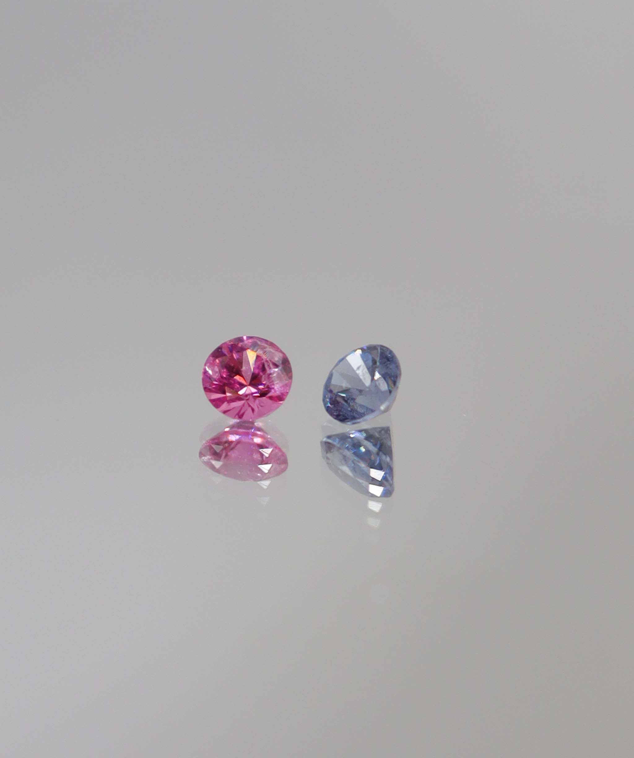Luxury Promise 0.62ct spinel pair g01579 DXBCD0762